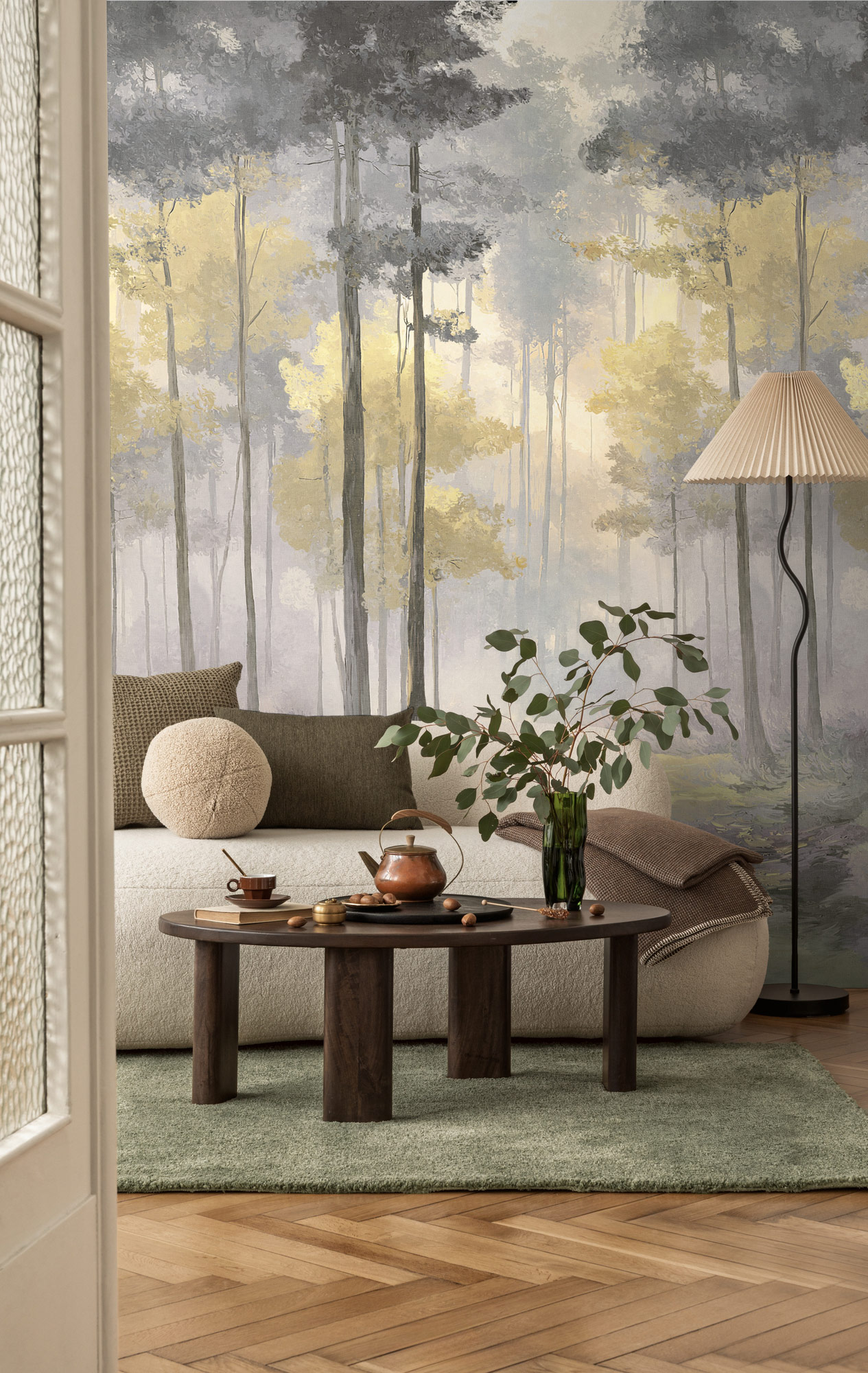 AS Fototapete The Wall 4 Wald Gelb 792499