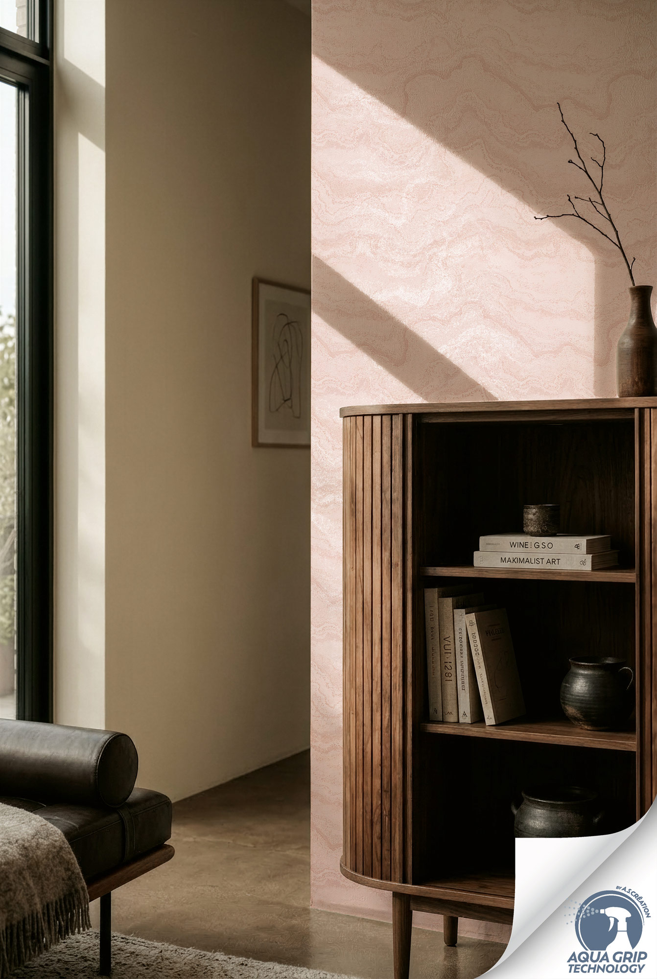 AS Vliestapete Cosiness Designdrop 2 Marmor Rosa 793165