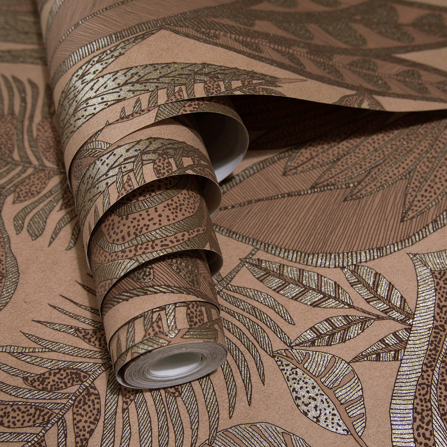 Hohenberger Vliestapete Tesoro Pianta Rosso 65579