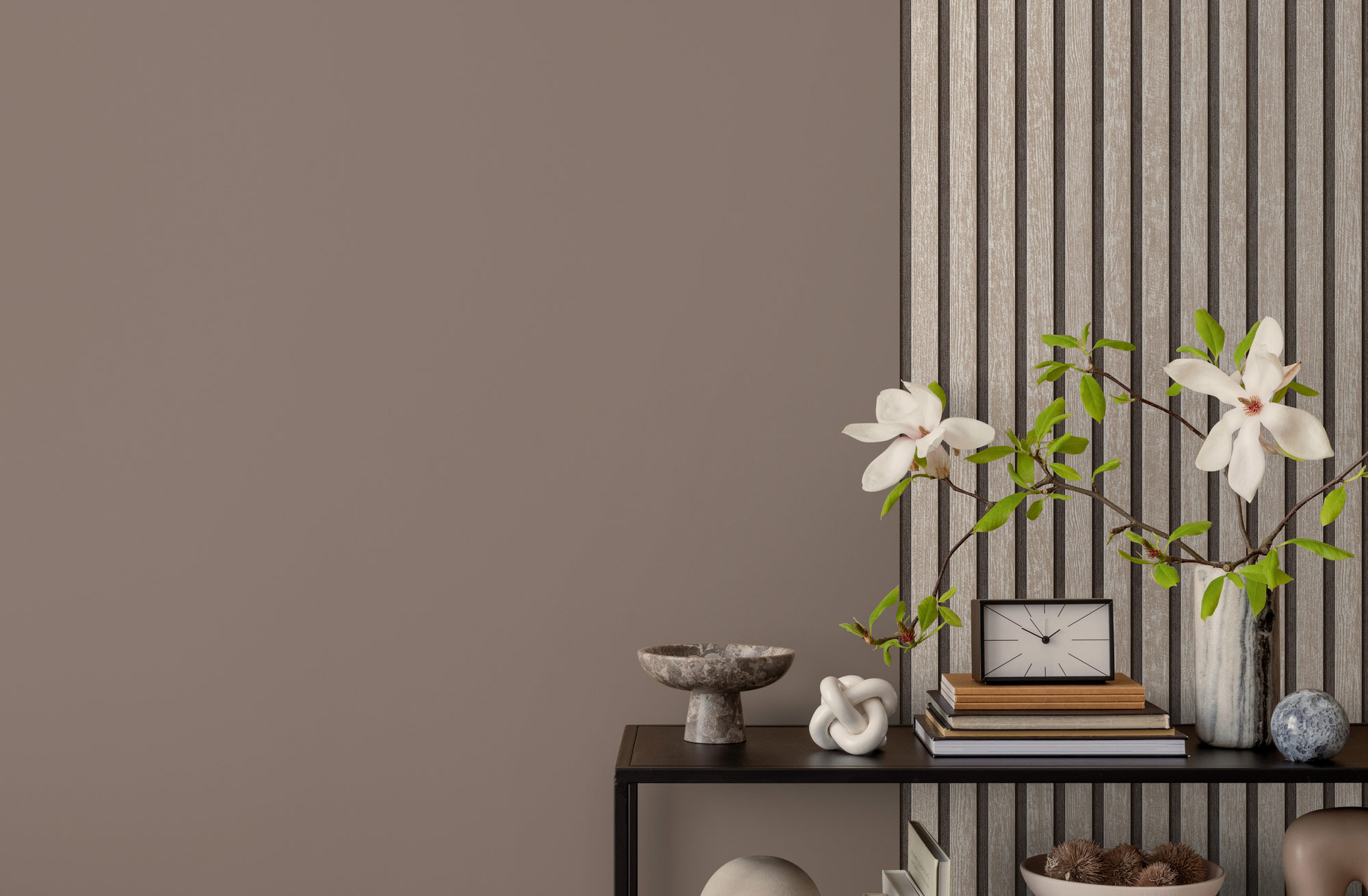 AS Vliestapete Attractive 3 Holzpaneele Beige 790414