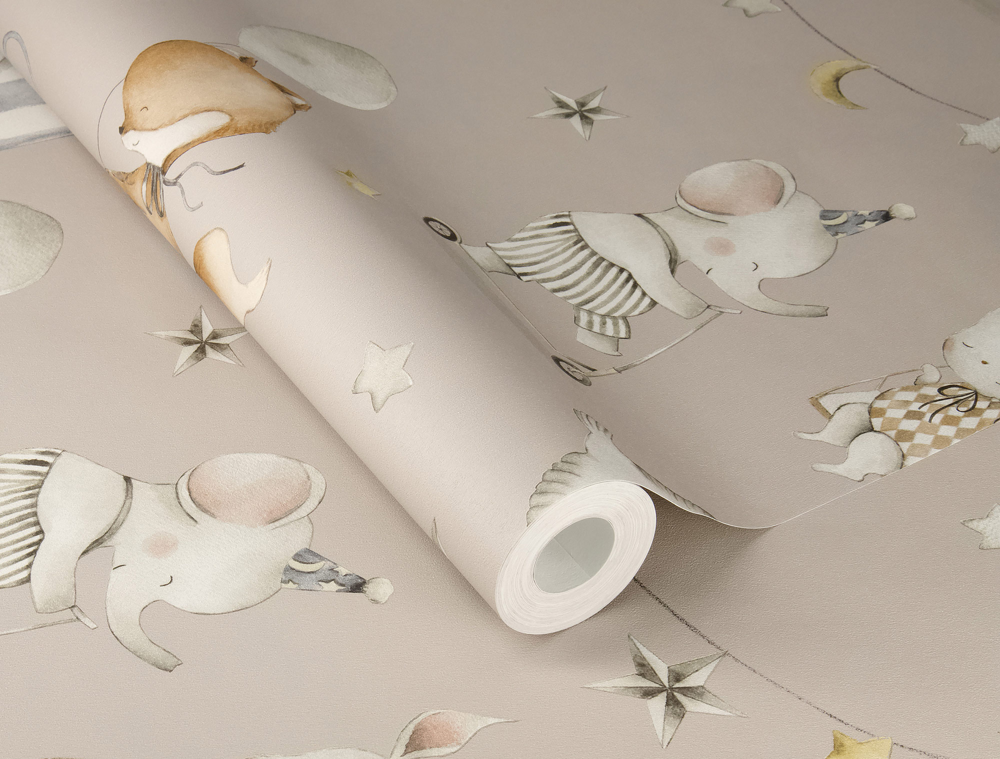 Rasch Vliestapete Kids Word 2 Grau 301939