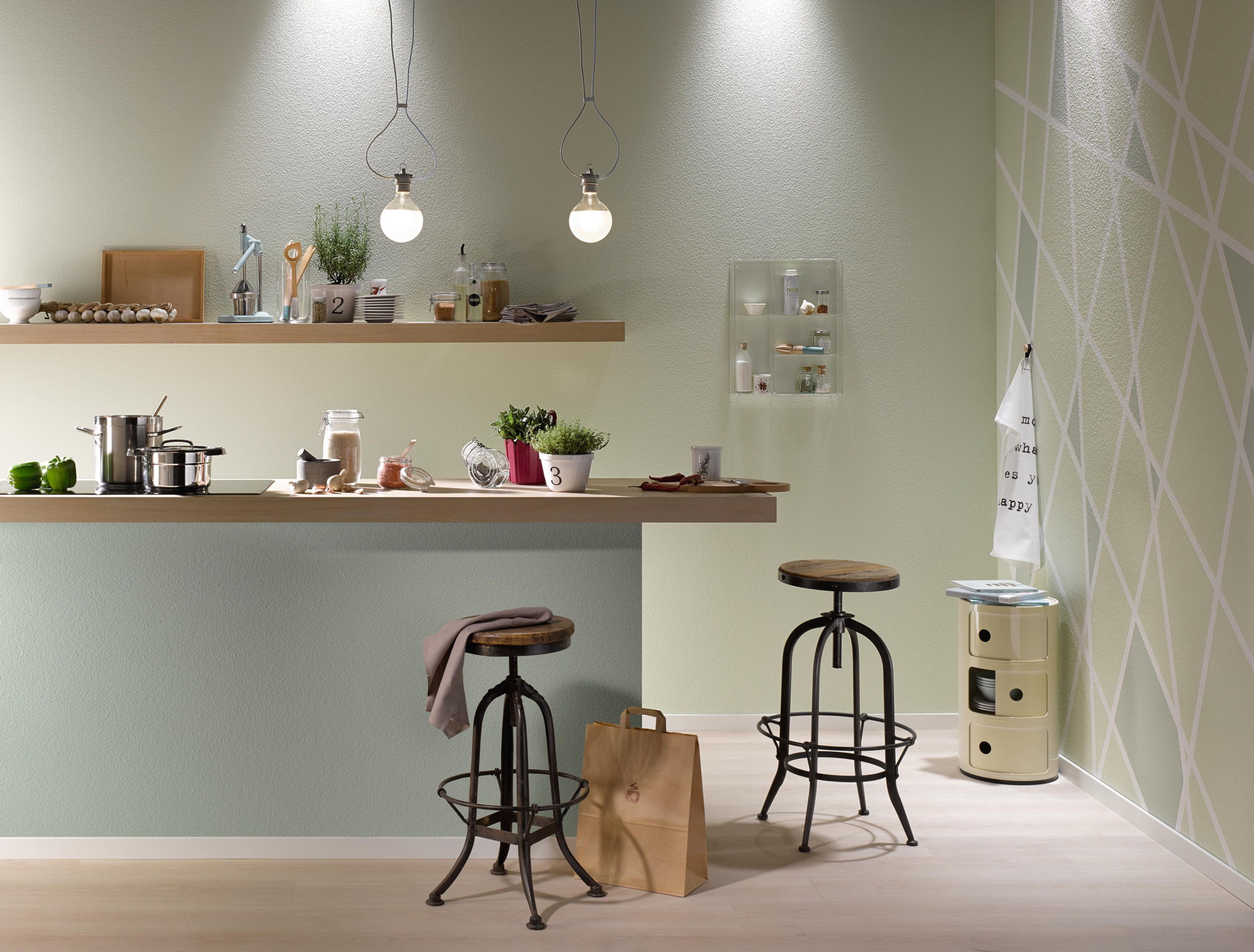 Erfurt Vlies-Rauhfaser-Tapete Romantic | Einzelrolle