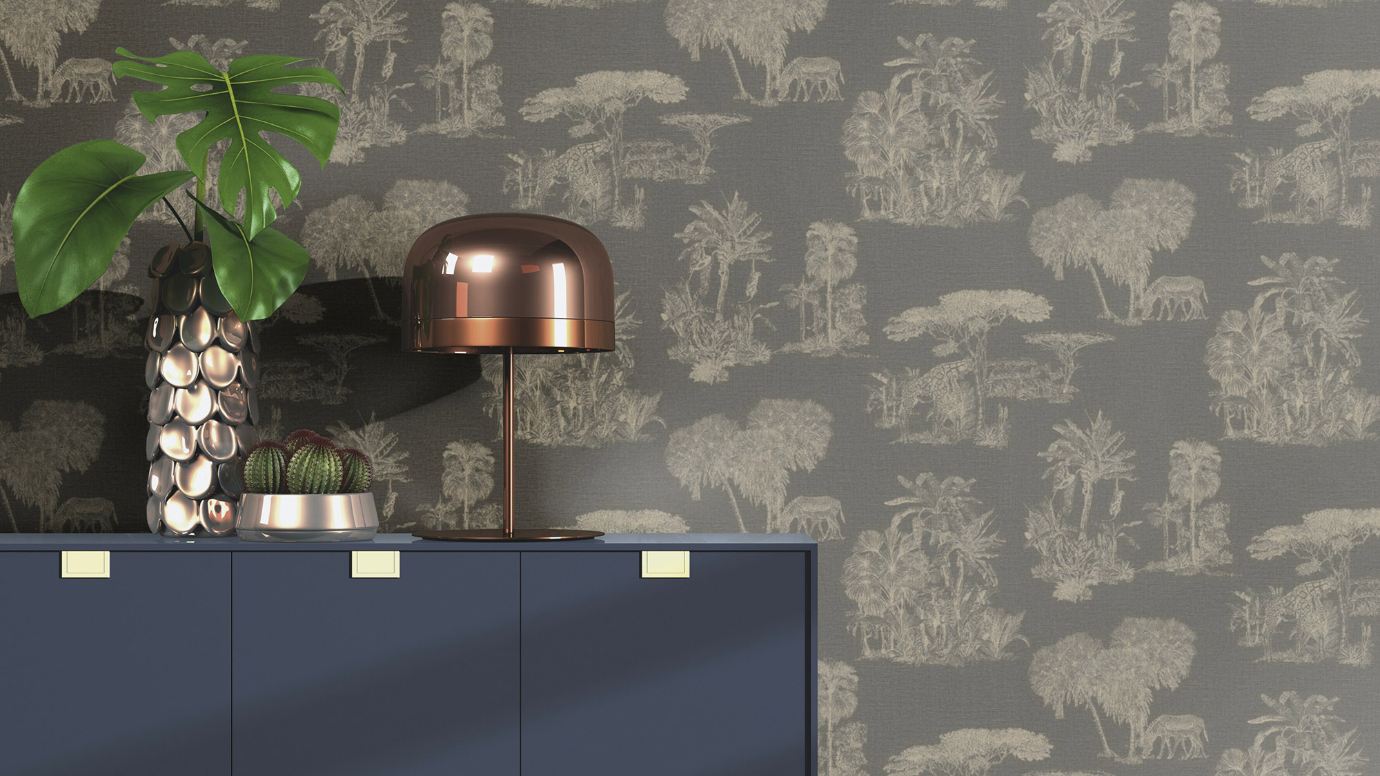 Rasch Vliestapete Lirico Botanisch 555035