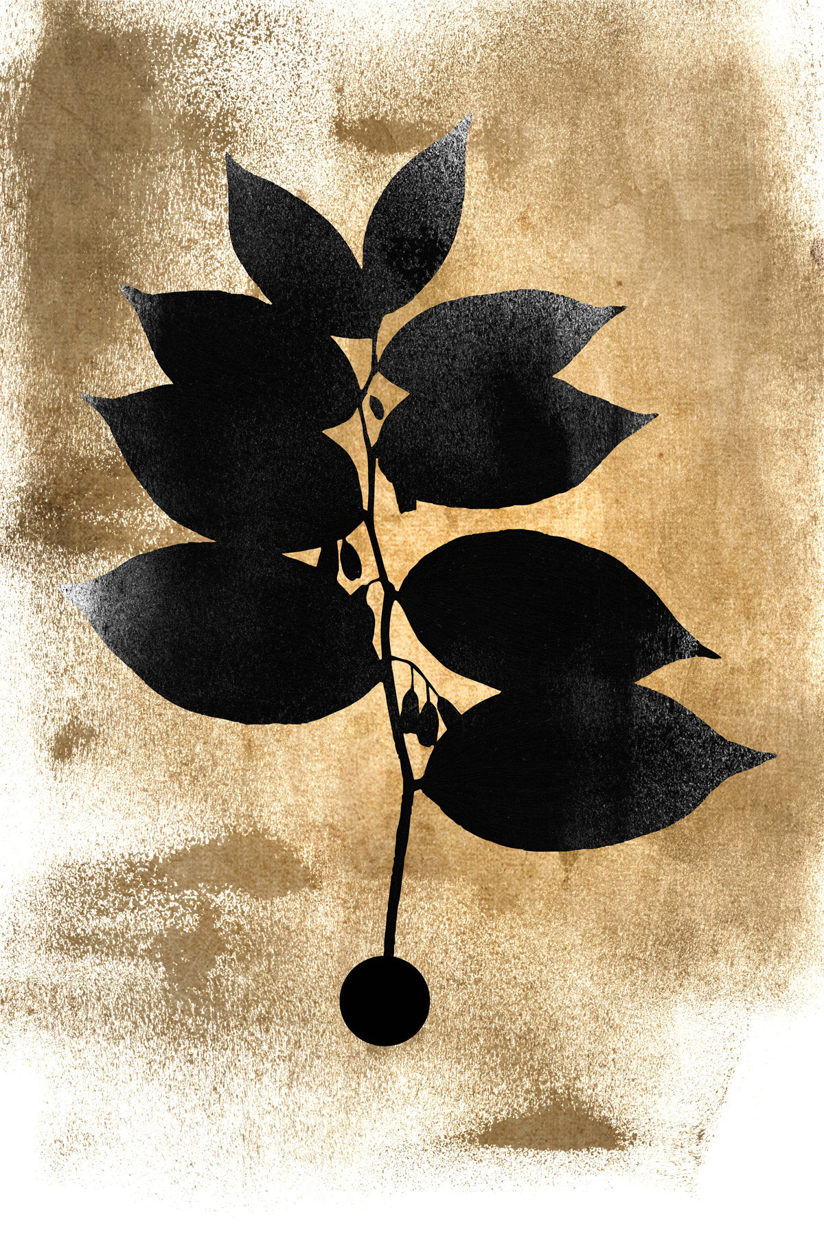 AS Leinwandbild Dark Leafs DD131824