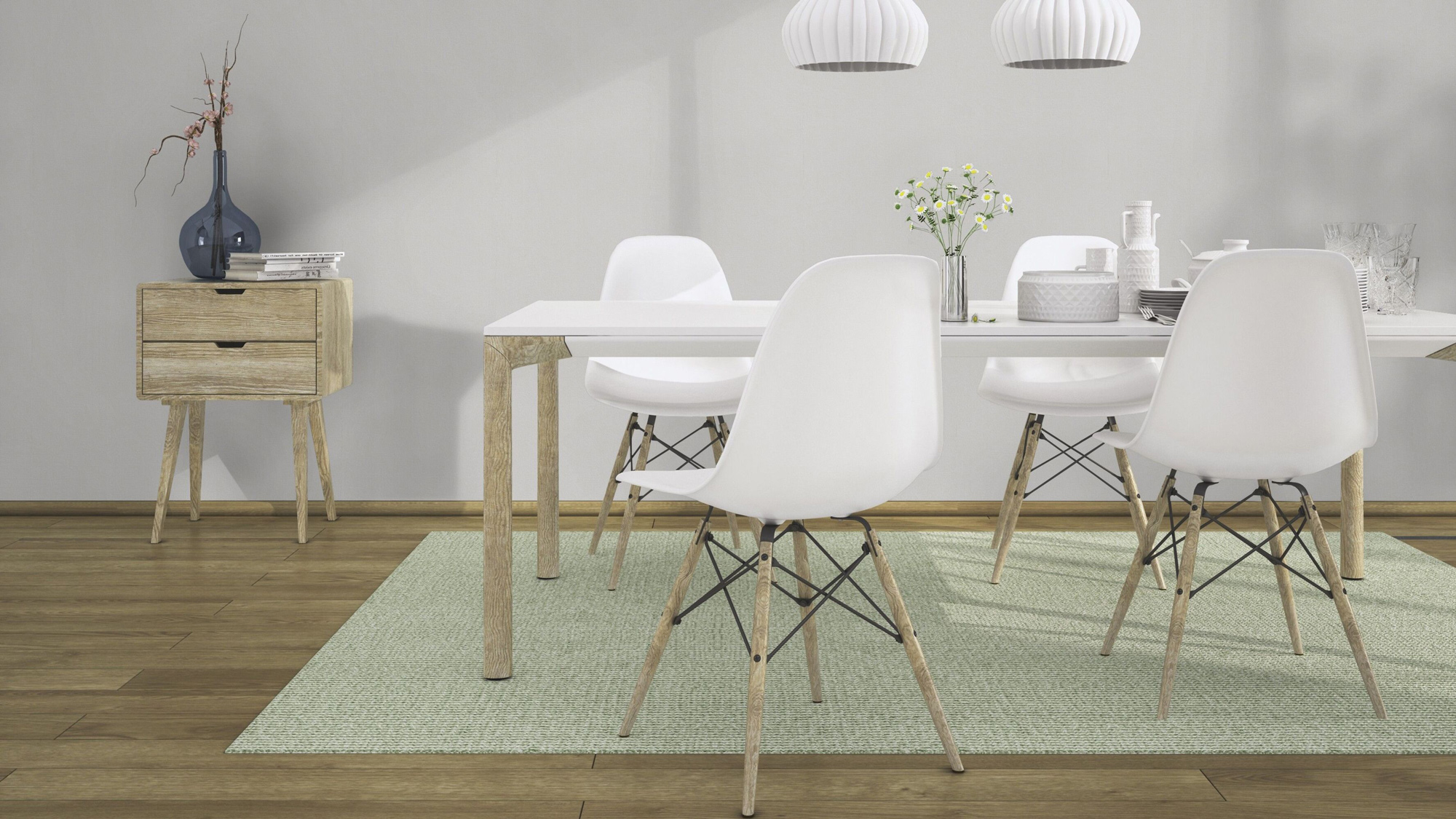 Rasch Vliestapete Deco Style Silber 415339