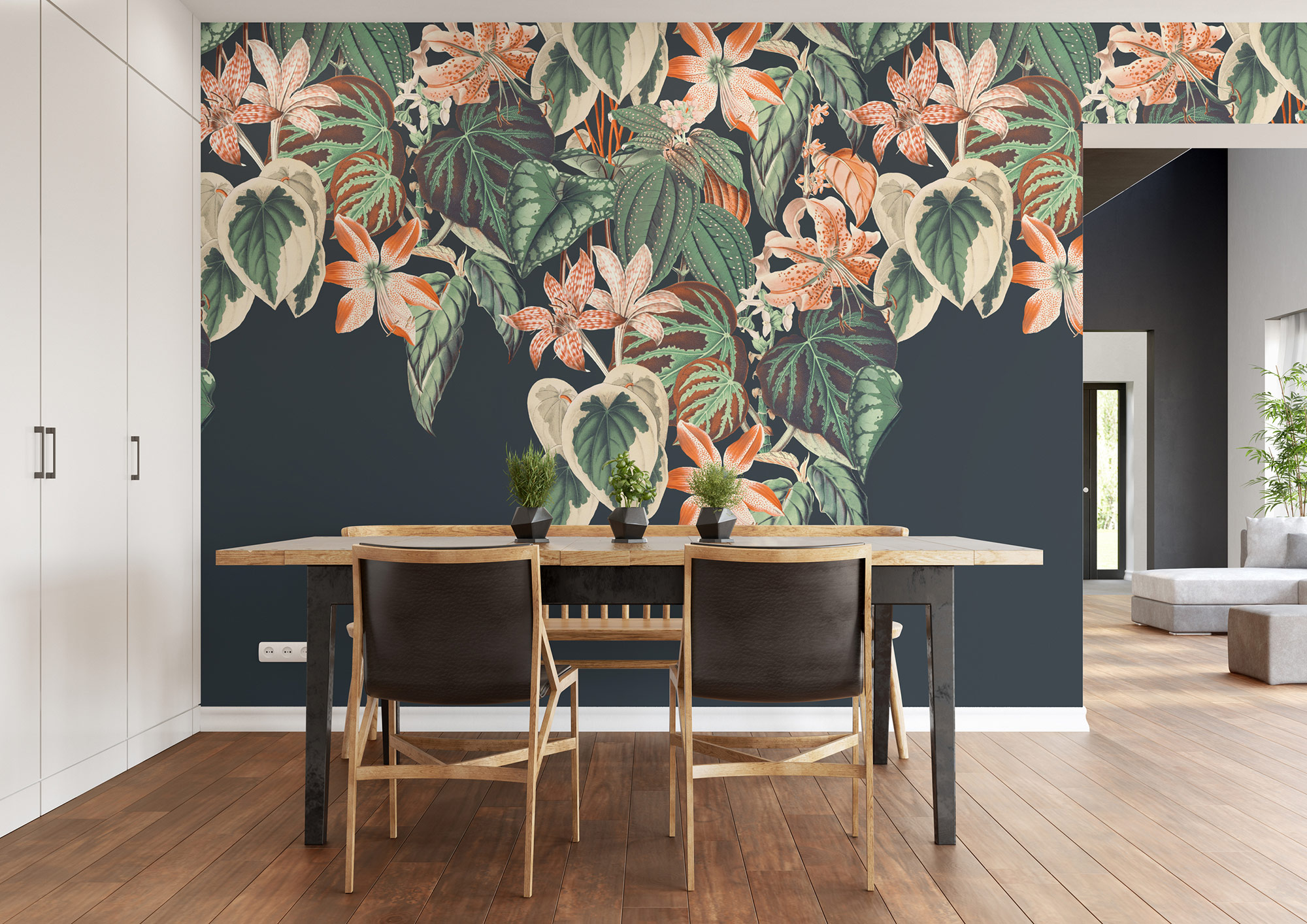 Rasch Fototapete Magic Walls Blätter 590043