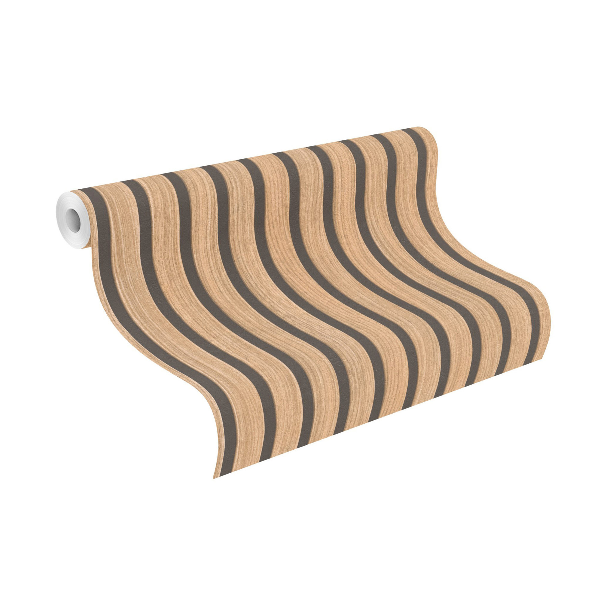 Rasch Tapete Homestyle braun Streifen Holz-Paneel 278408