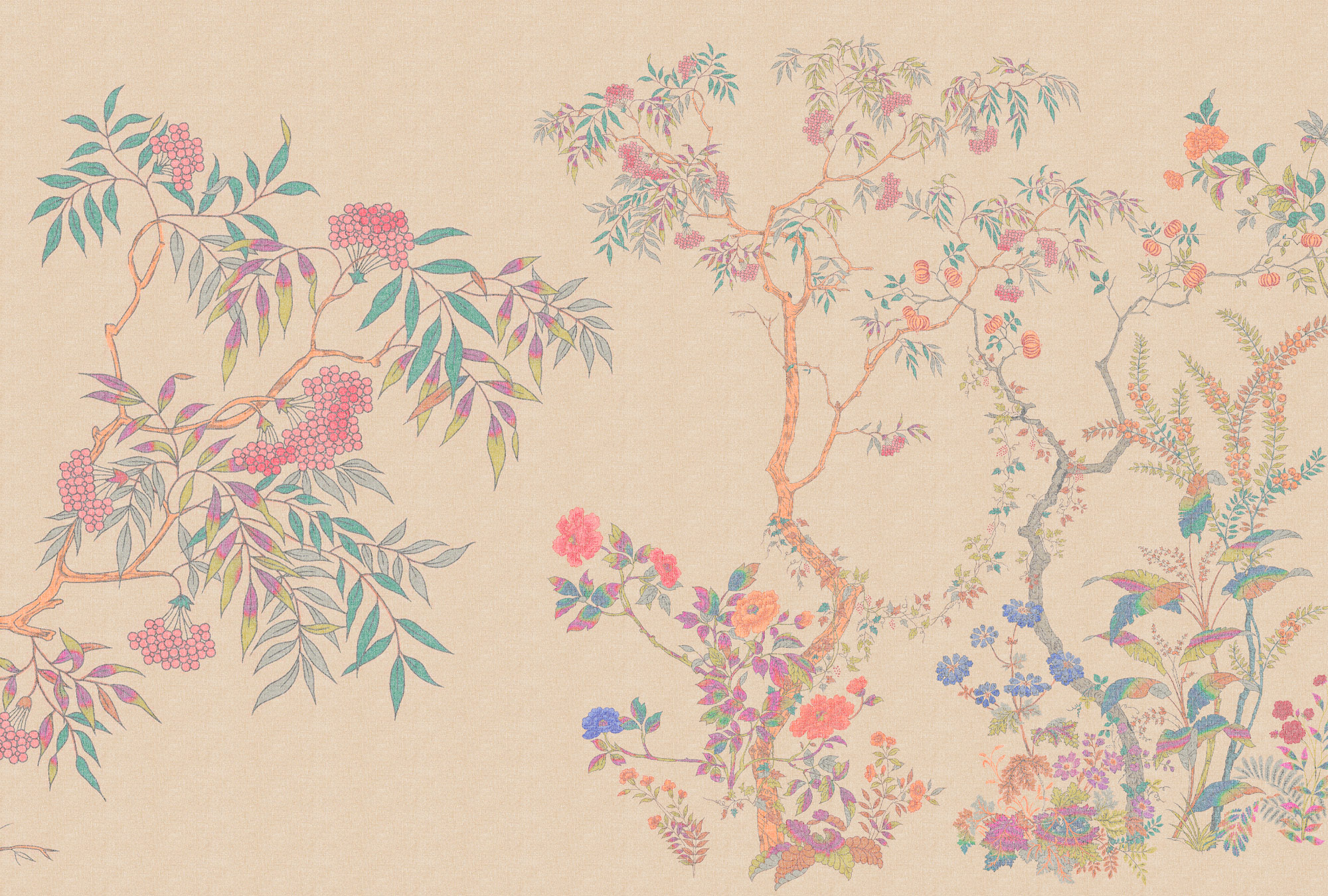 AS Fototapete Walls by Patel 5 Bäume Beige DD134789