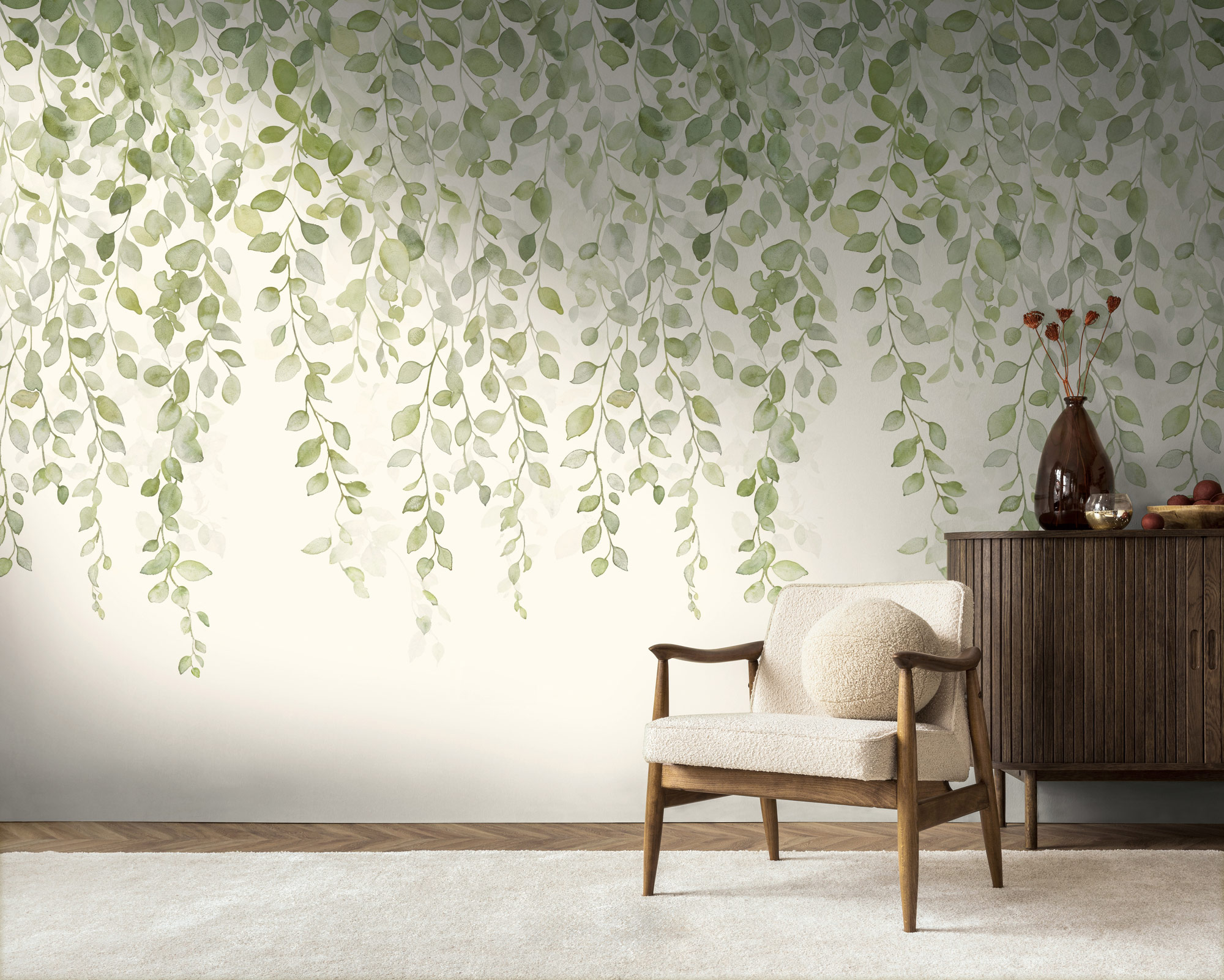 AS Fototapete The Wall 4 Floral Grün 791412