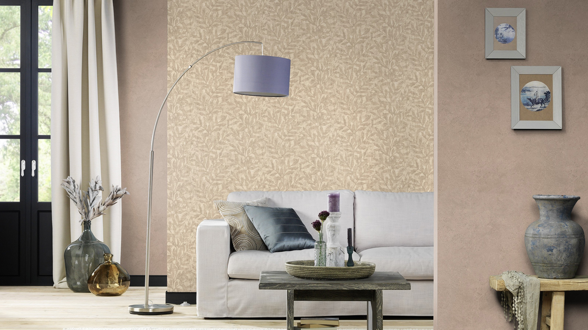 Rasch Vliestapete Factory V Blattmuster 315028