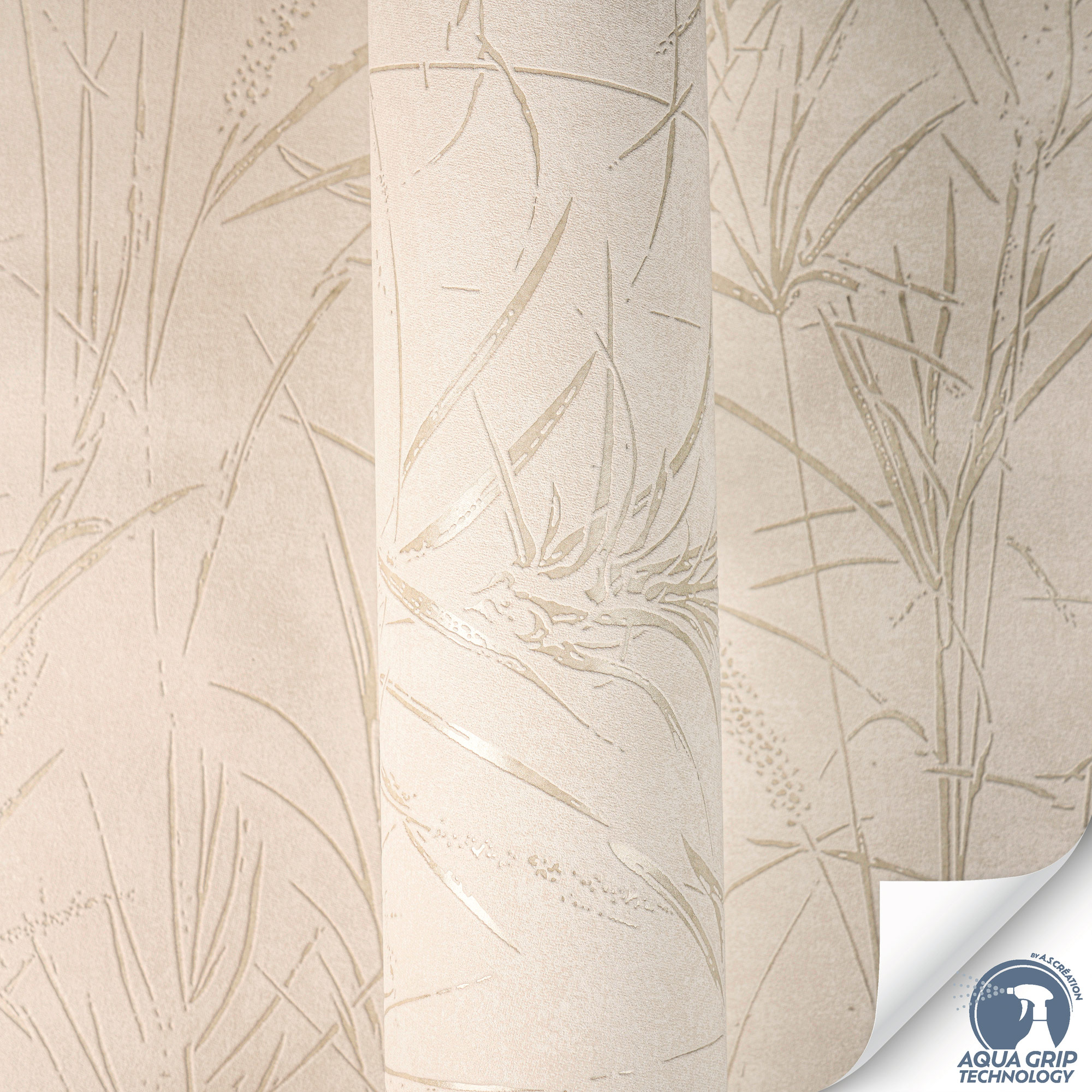 AS Vliestapete Cosiness Designdrop 2 Floral Creme 792821