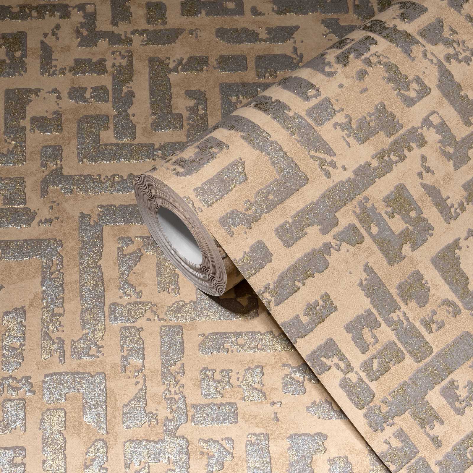 Livingwalls Vliestapete My Home My Spa Geometrisch 386952