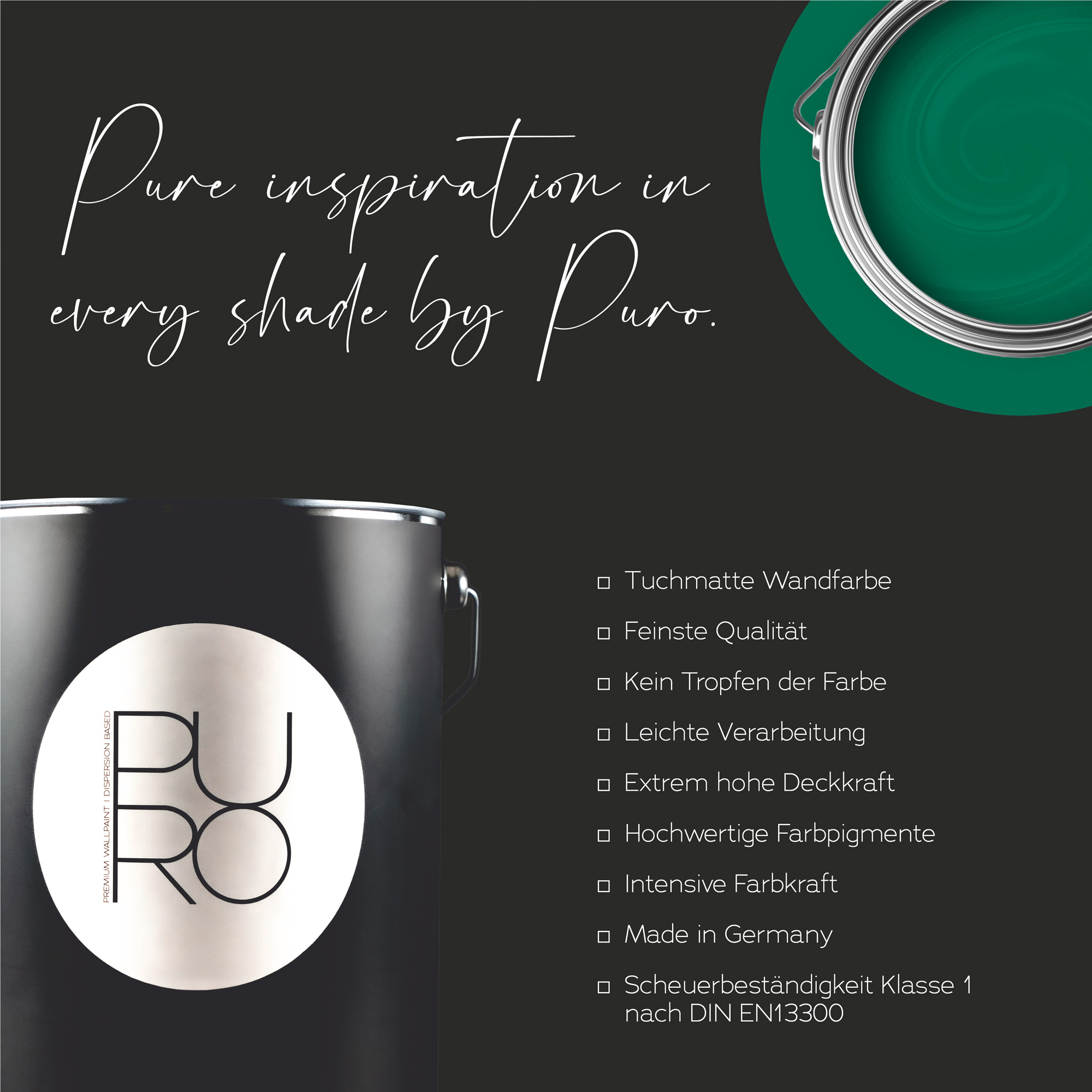 AS Premium Innenwandfarbe Puro c5000 sage green 1 L