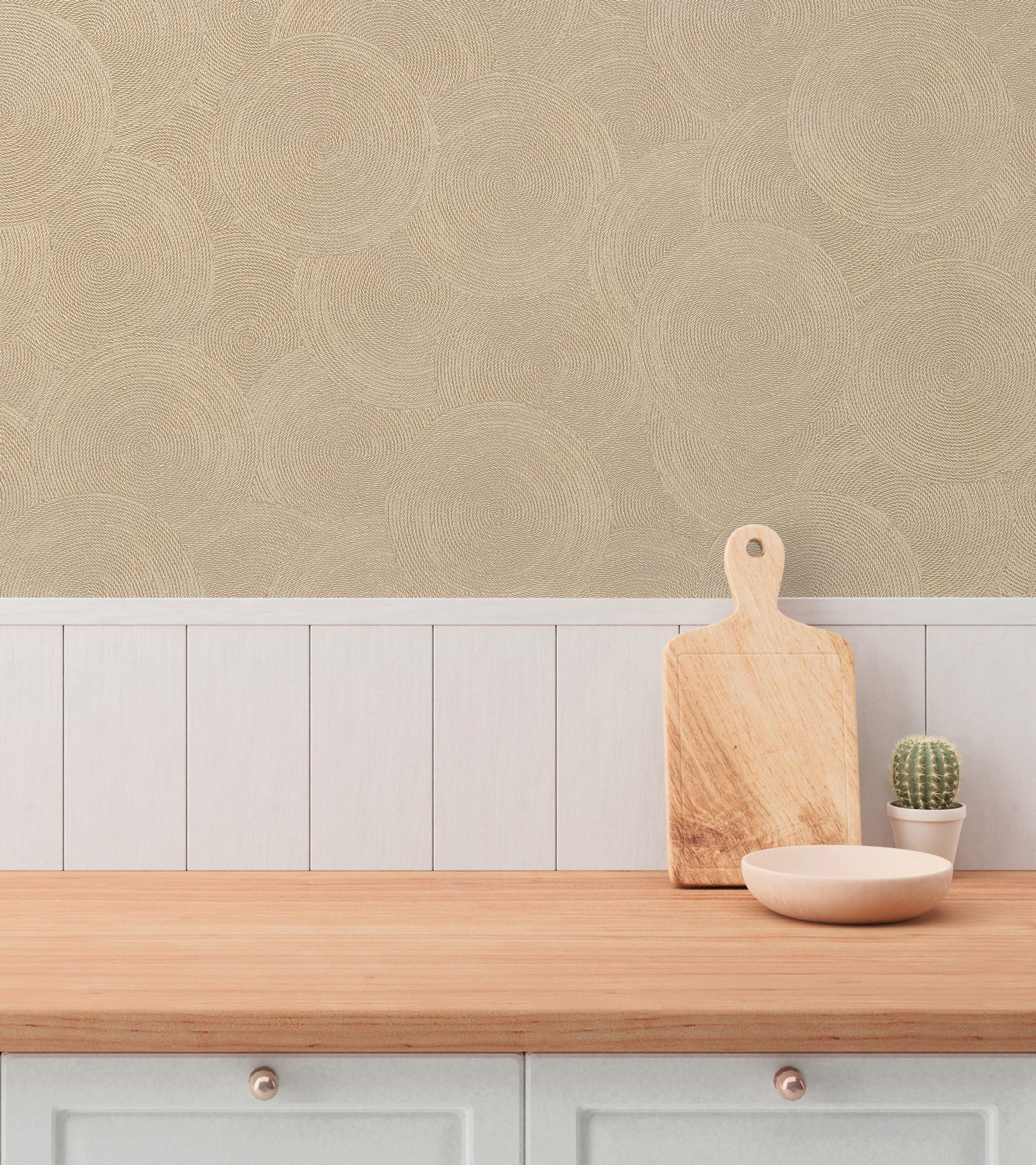 AS Vliestapete Hygge 3 Natur Beige 790934