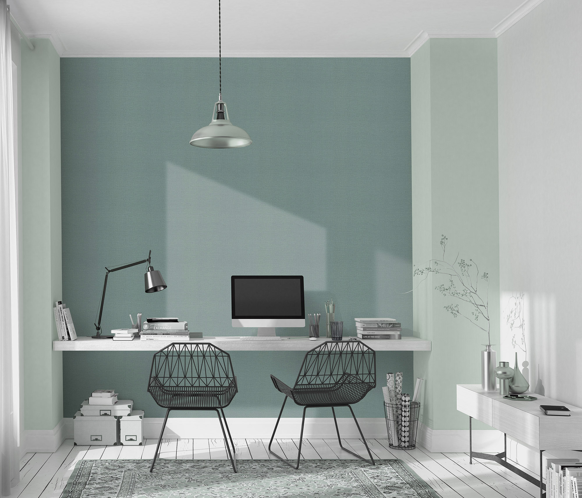 Erismann Vliestapete Opus grün 1046307