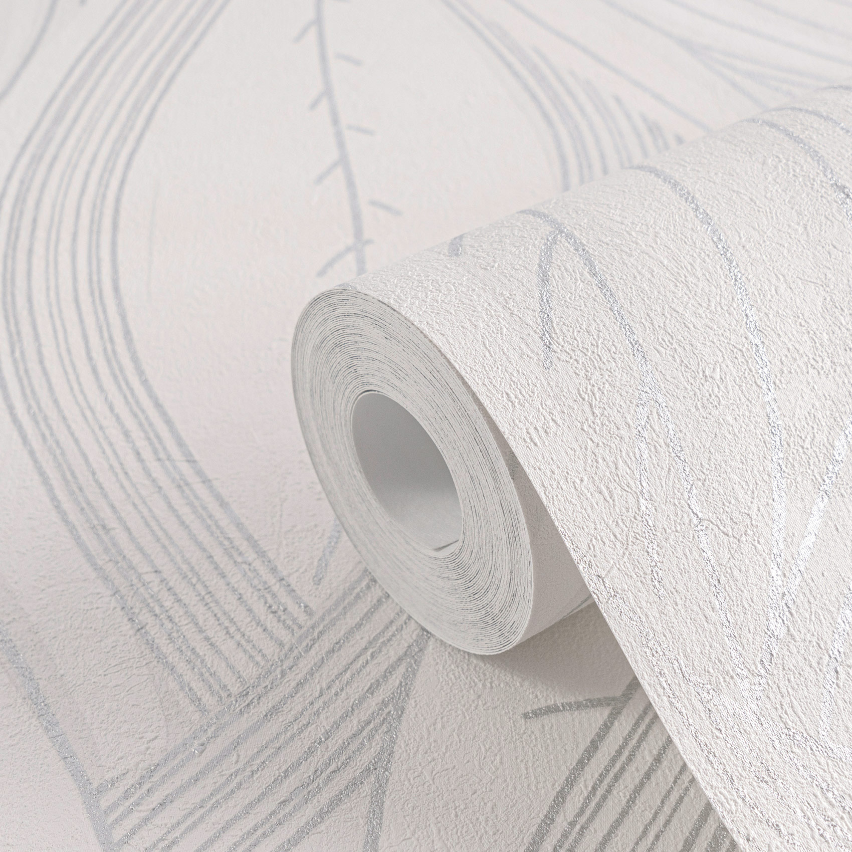 AS Vliestapete MS Hot Spots Floral Weiß 786555