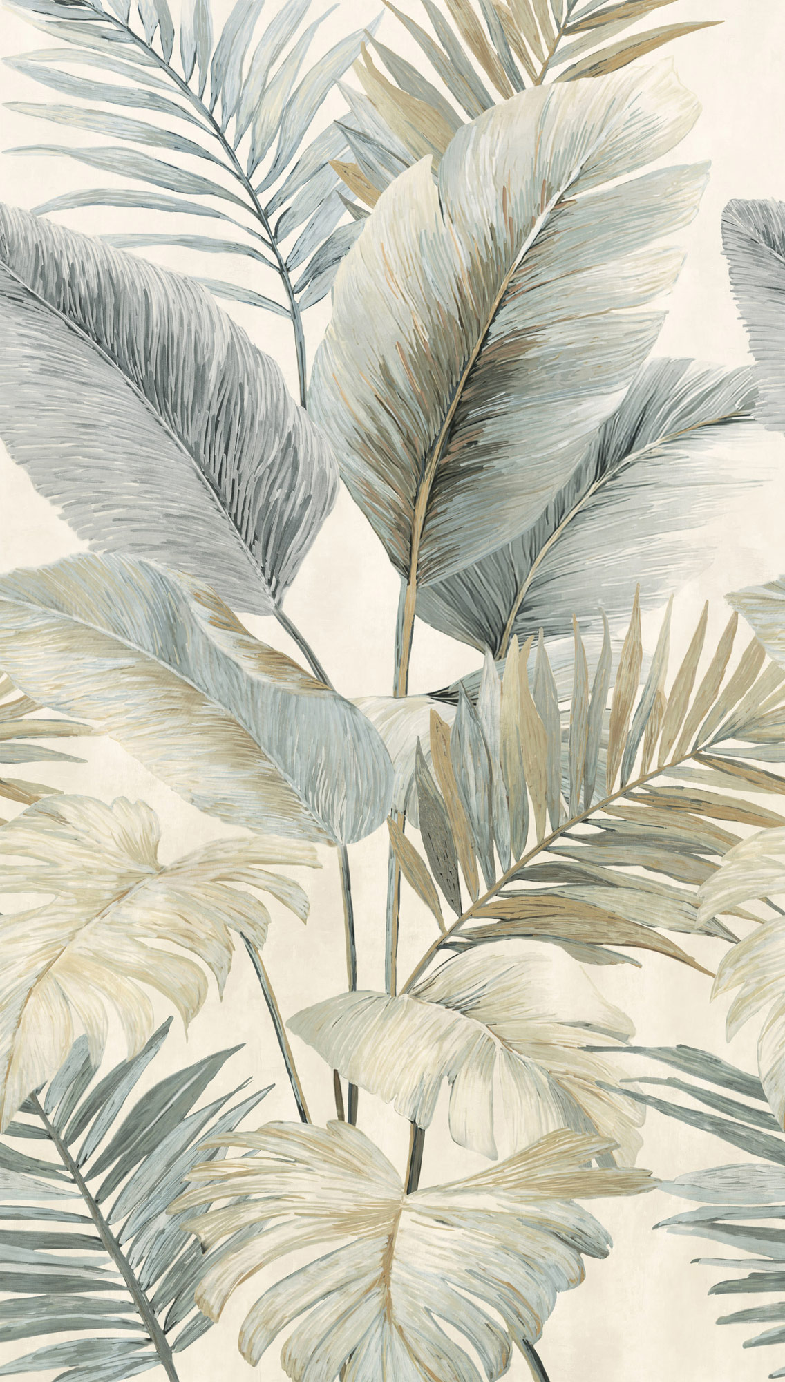 AS Fototapete The Wall 4 Botanik Creme 792513