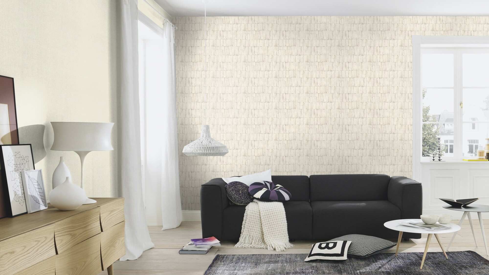 Rasch Vliestapete Barbara Home 3 Stoffstruktur 560282