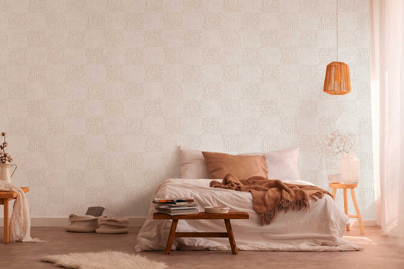 AS Creation Vliestapete Geo Effect weiß 383521