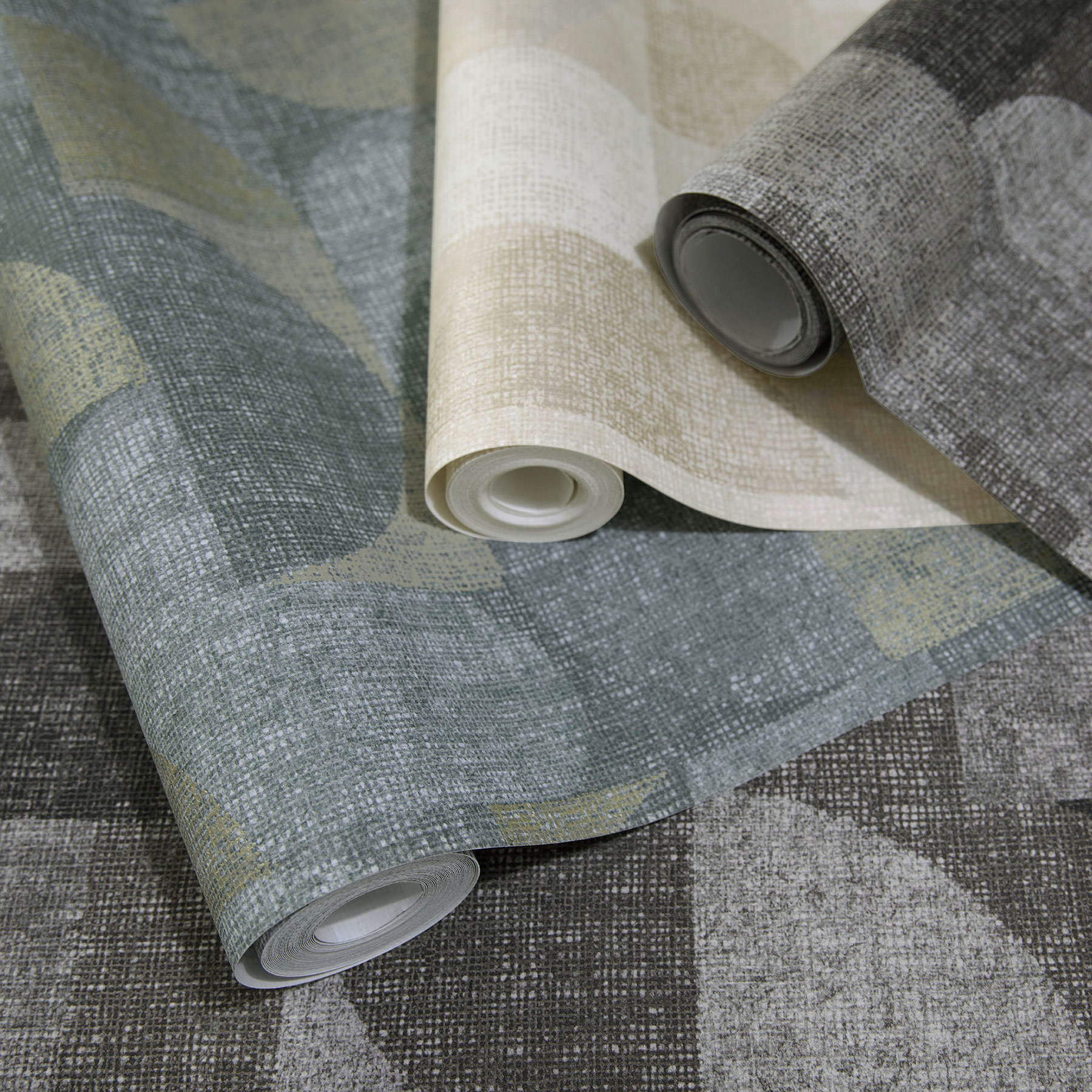 Hohenberger Vliestapete Tesoro Forma Grigio 65599