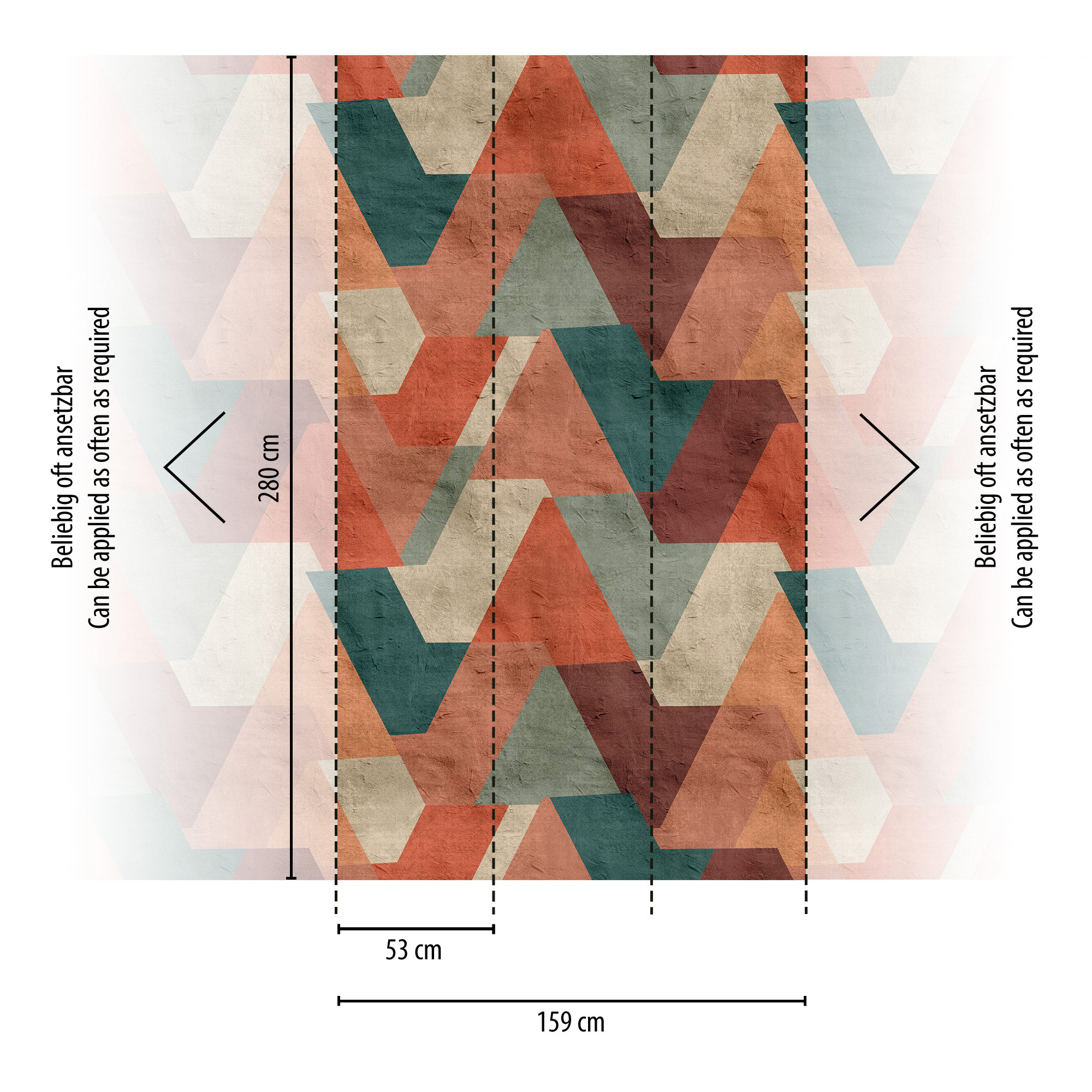 Livingwalls Vliestapete The Wall 3 Grafik 398371