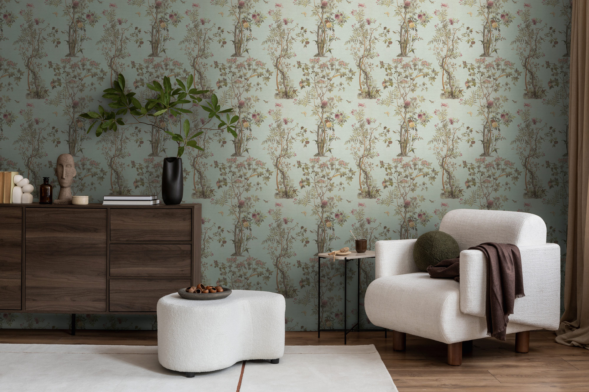 AS Vliestapete History of Art 2 Floral Braun 790435