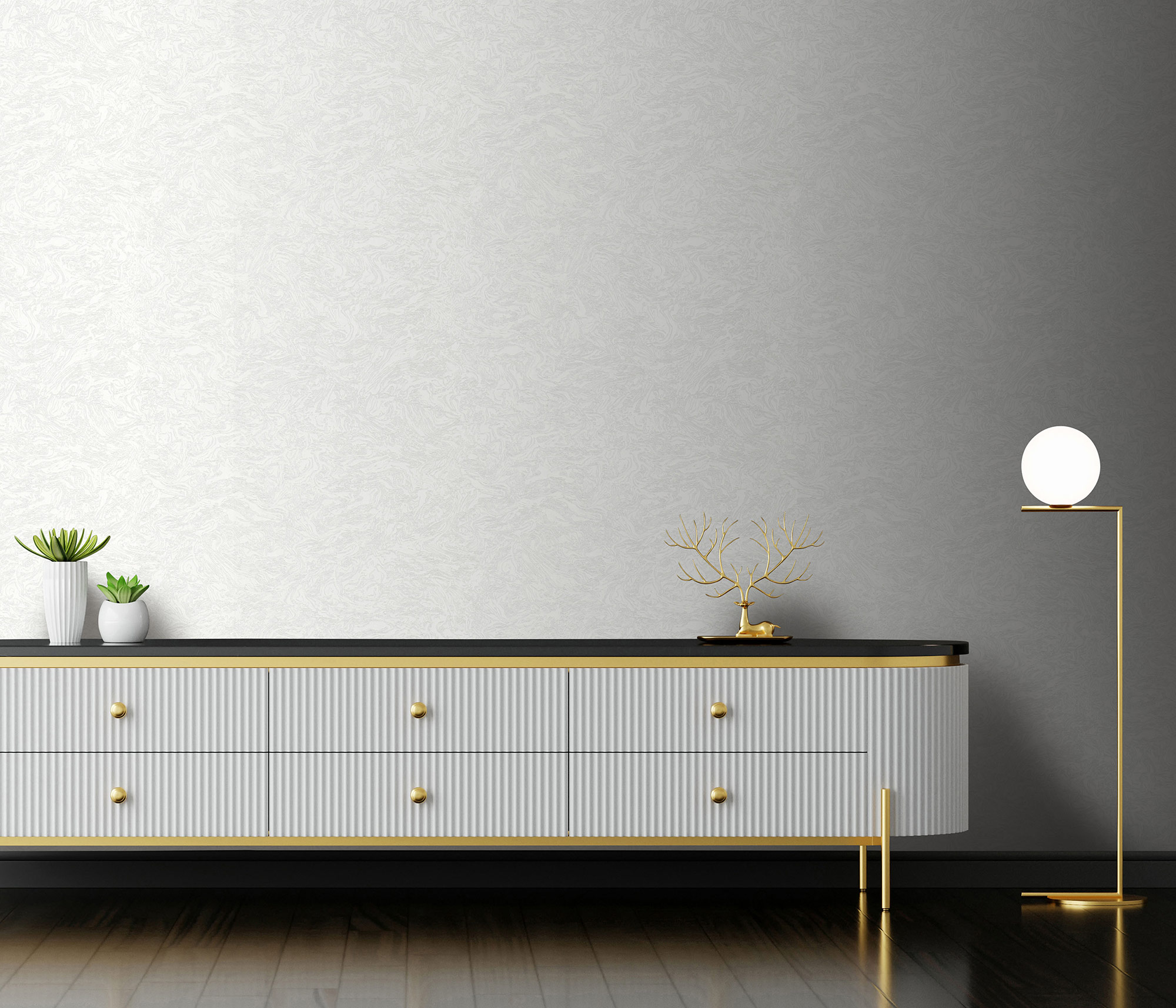 Erismann Vliestapete Elle 3 weiß 1033001