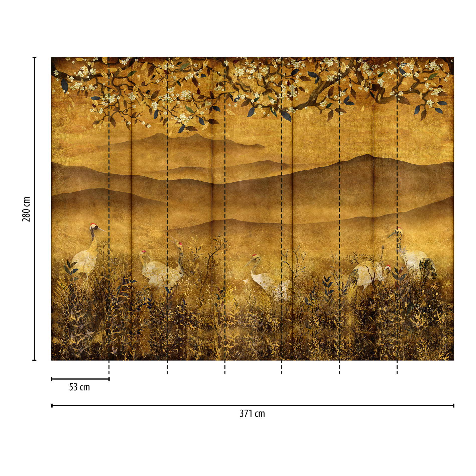 AS Fototapete The Wall 4 Natur Braun 396151