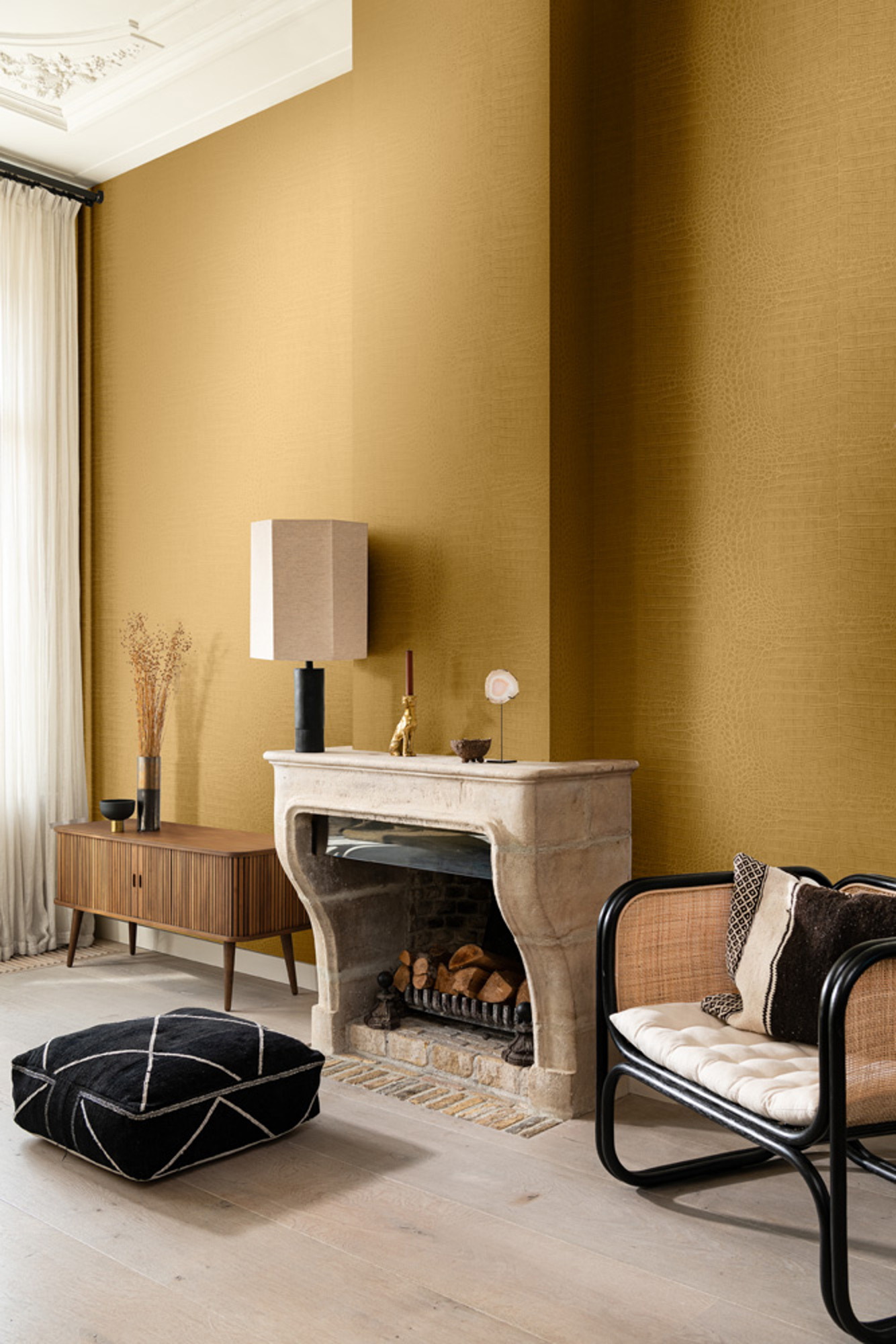 Rasch Vliestapete African Queen 3 Krokodilleder 751369