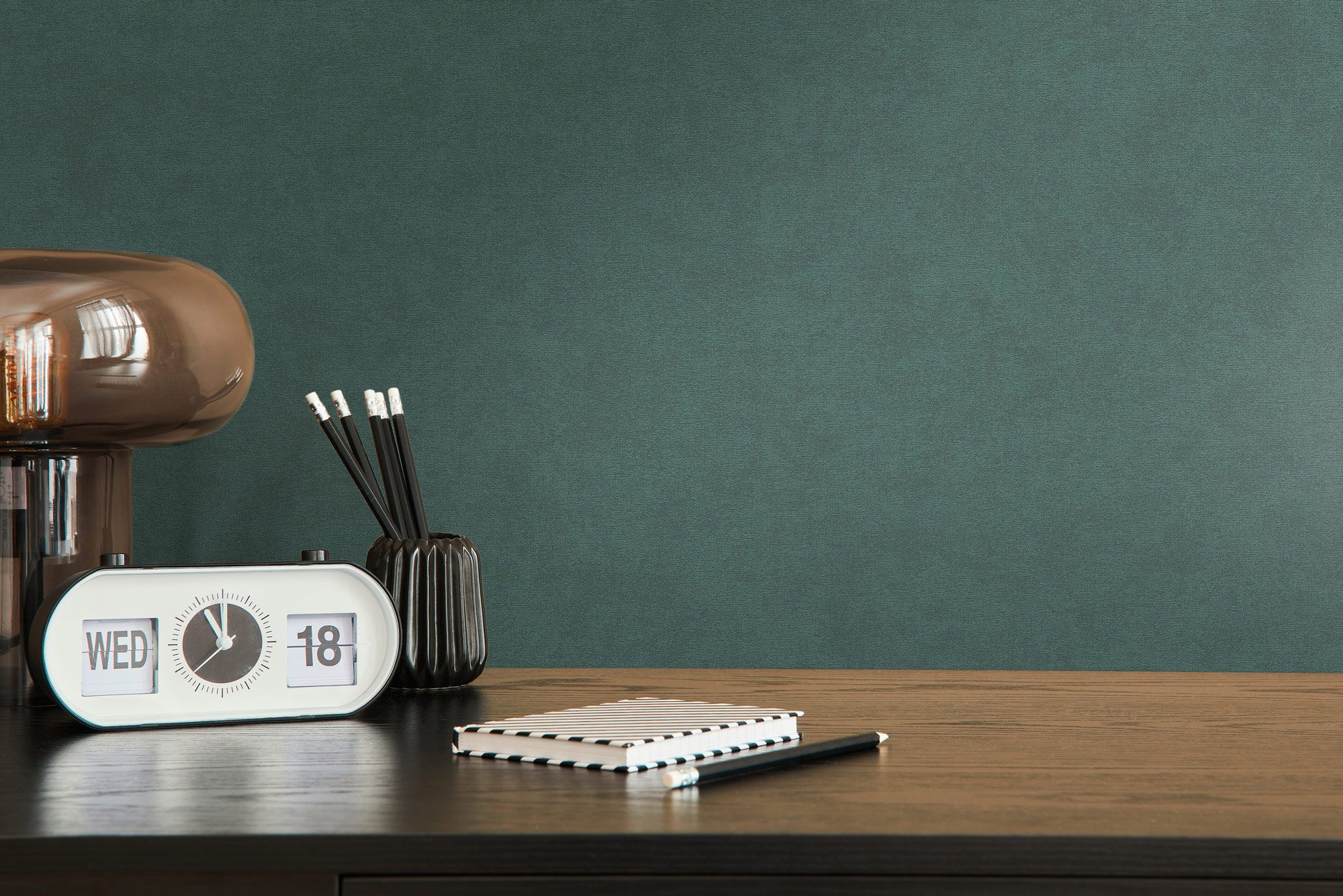 AS Vliestapete French Affair Einfarbig Grün 393411