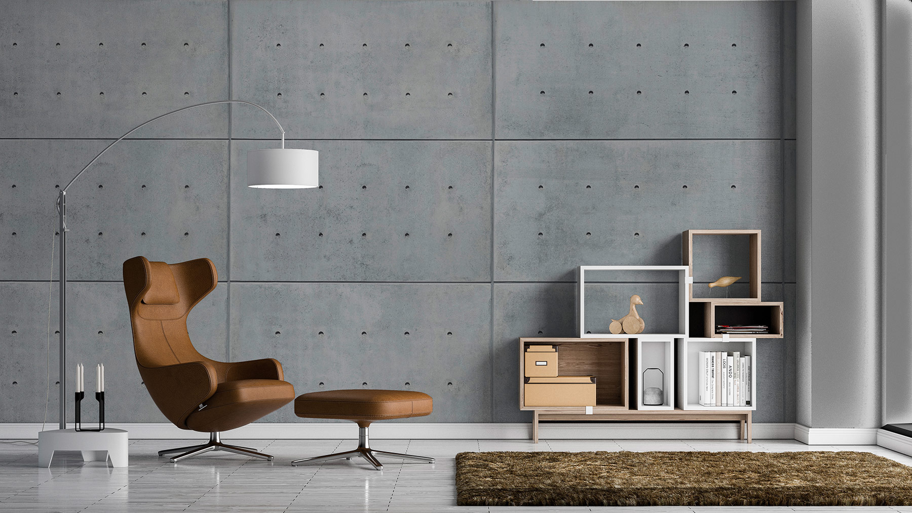 AS Fototapete Designwalls 2 Stein Betonoptik DD123644