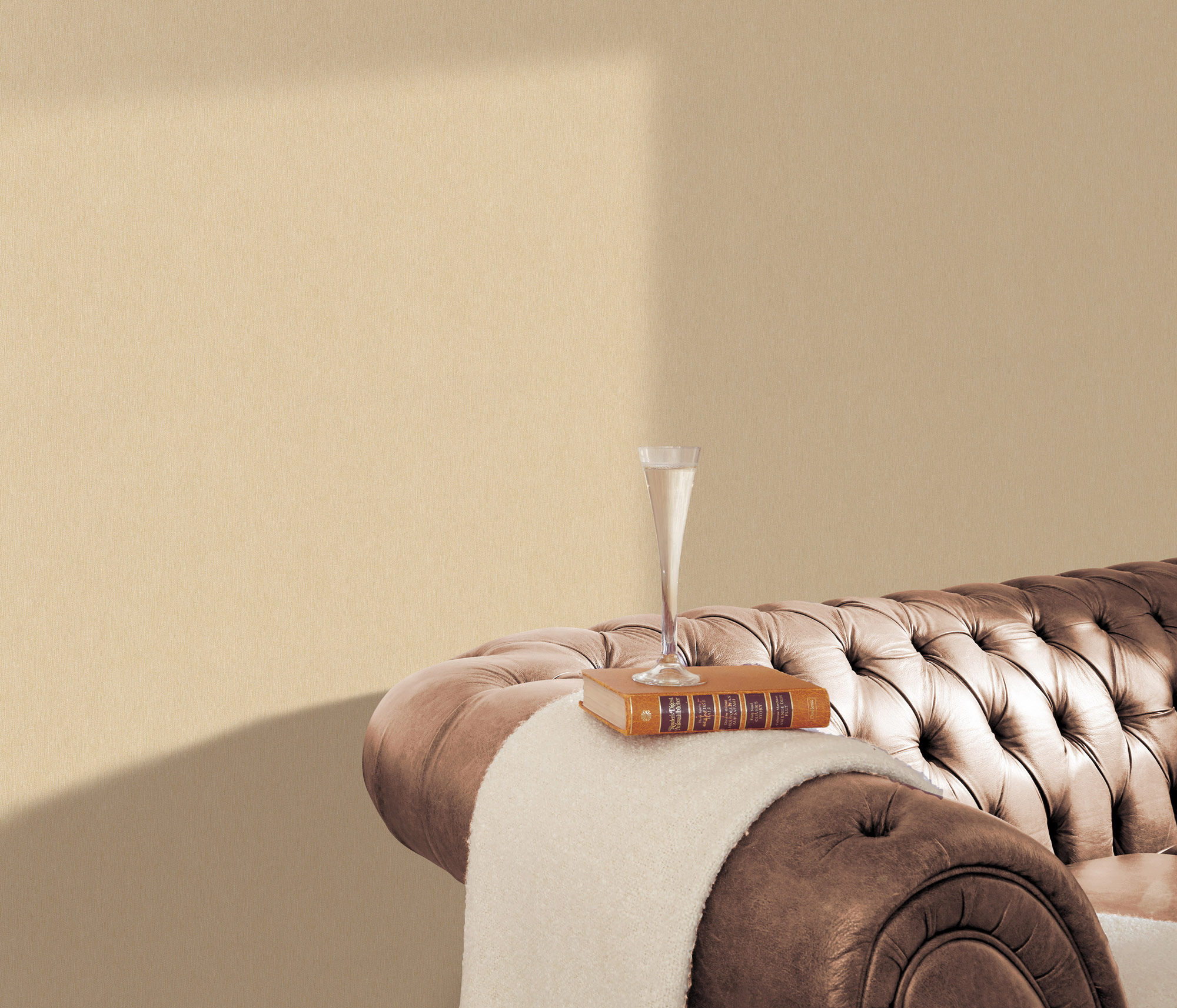 Erismann Vliestapete Versailles Unitapete gold 1028130