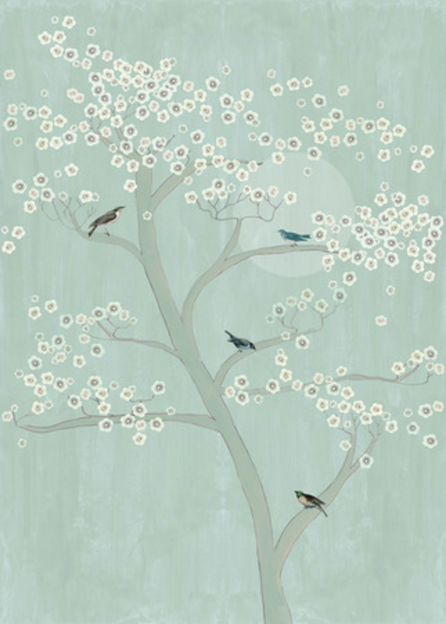 Rasch Fototapete Magic Walls Baum Blüten Japan 542141