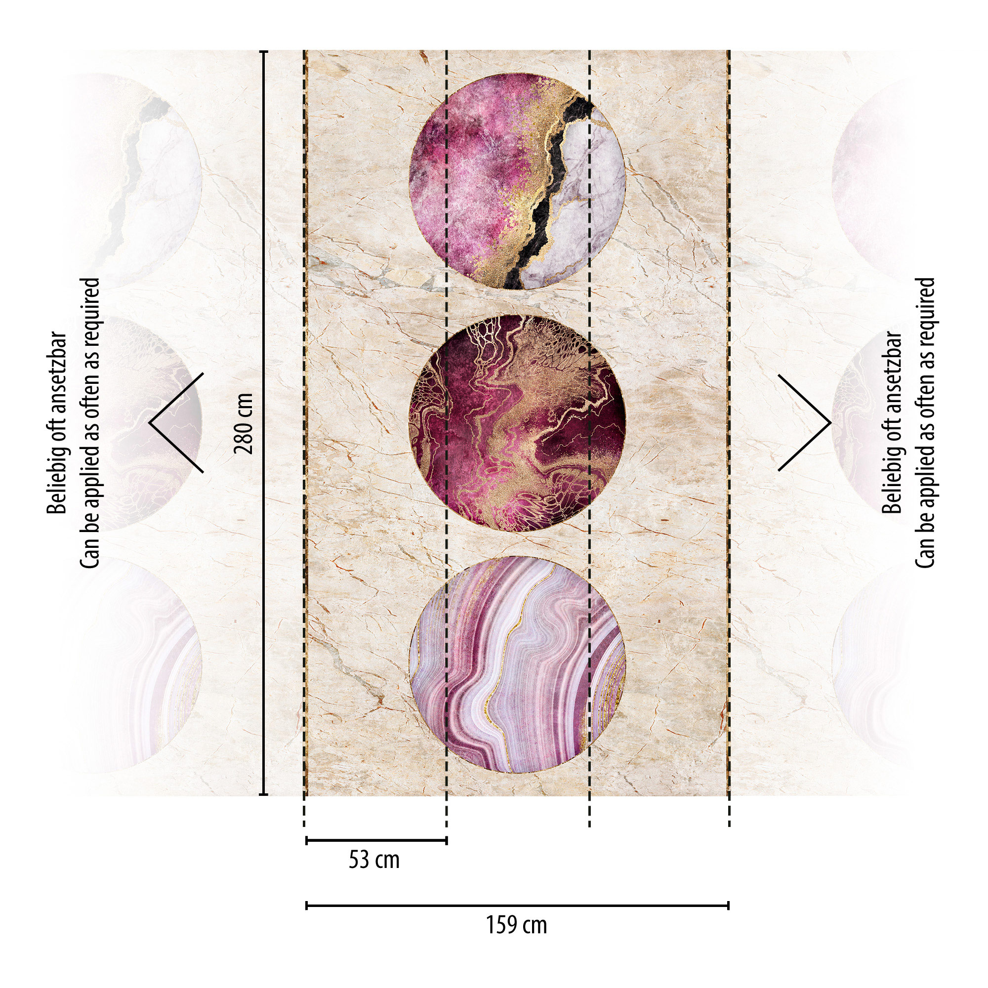 Livingwalls Vliestapete The Wall 3 Marmoroptik 398511