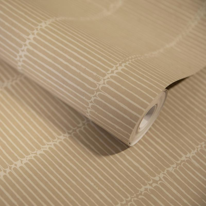 Hohenberger Vliestapete Chalk Beams in Order Caramel 65499