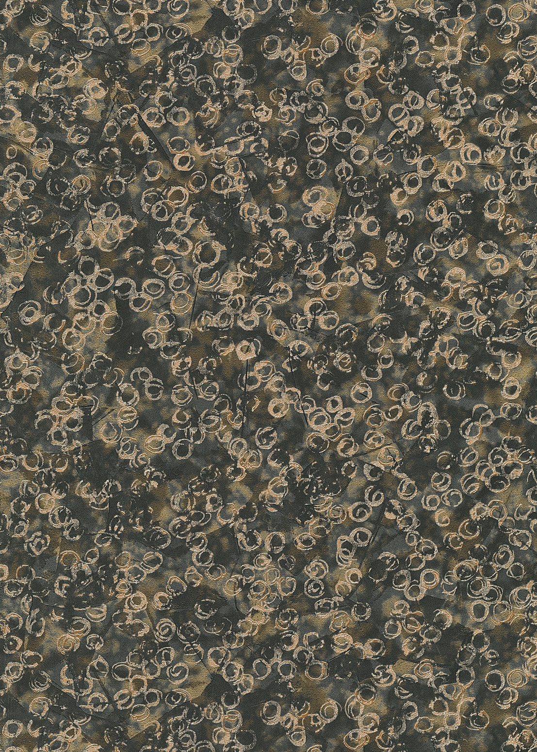 Erismann Vliestapete Elle 3 schwarz Punkte/Kreise 1033415