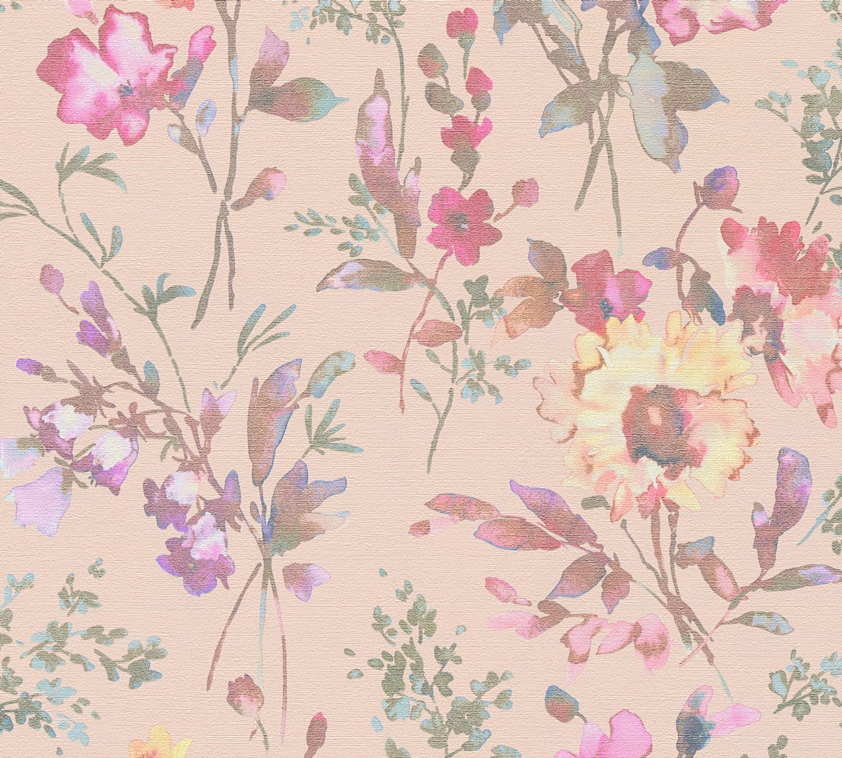 AS Vliestapete CosmoLiving Blumen Rosa 790613