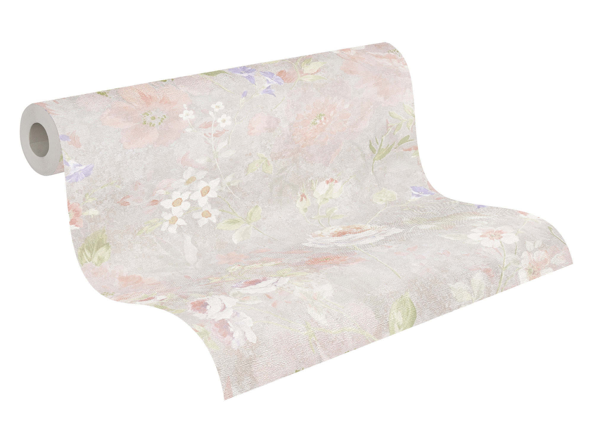 AS Vliestapete Deco Satintapete Blumen 386364