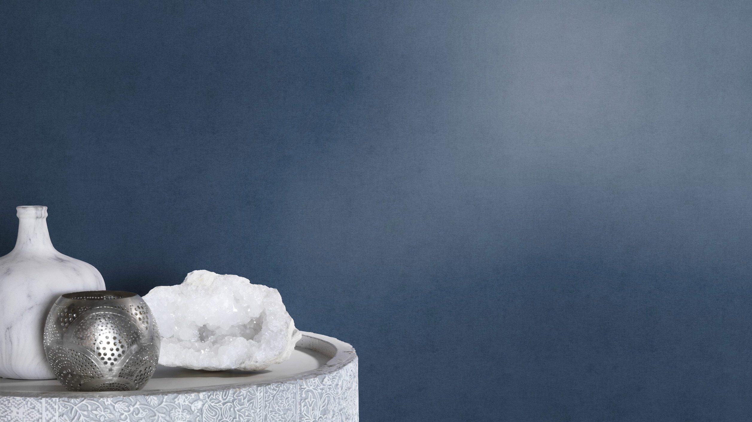 Rasch Vliestapete Beachhouse Blau-nachtblau 408232