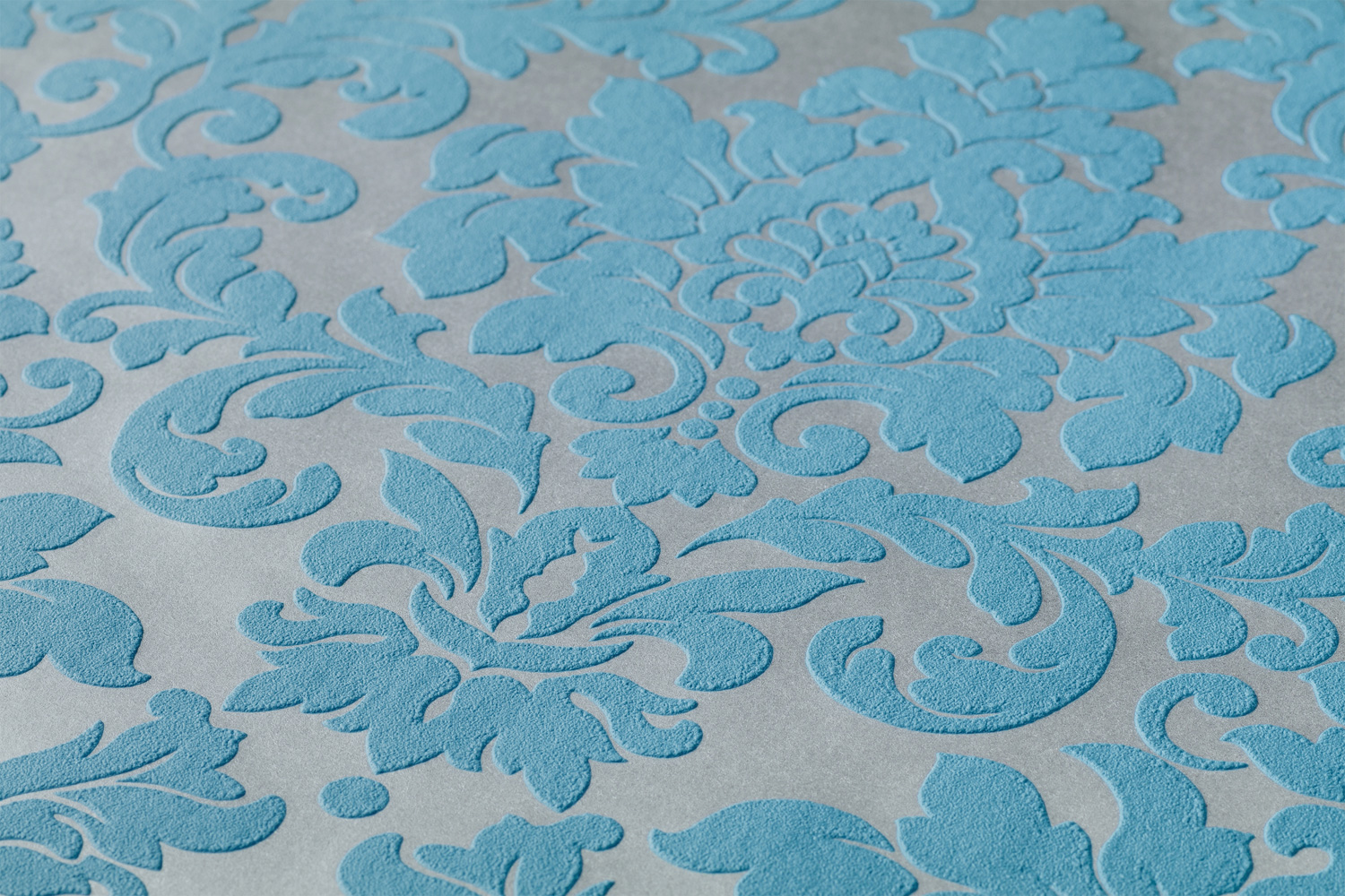 Thomas Vlies-Tapete Barock silber/blau TLT016 - 360954 Thomas Vlies-Tapete Barock silber/blau TLT016 - 360954