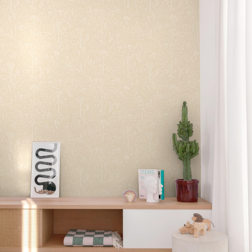 Grandeco Vliestapete Little Dreamers beige LD3419