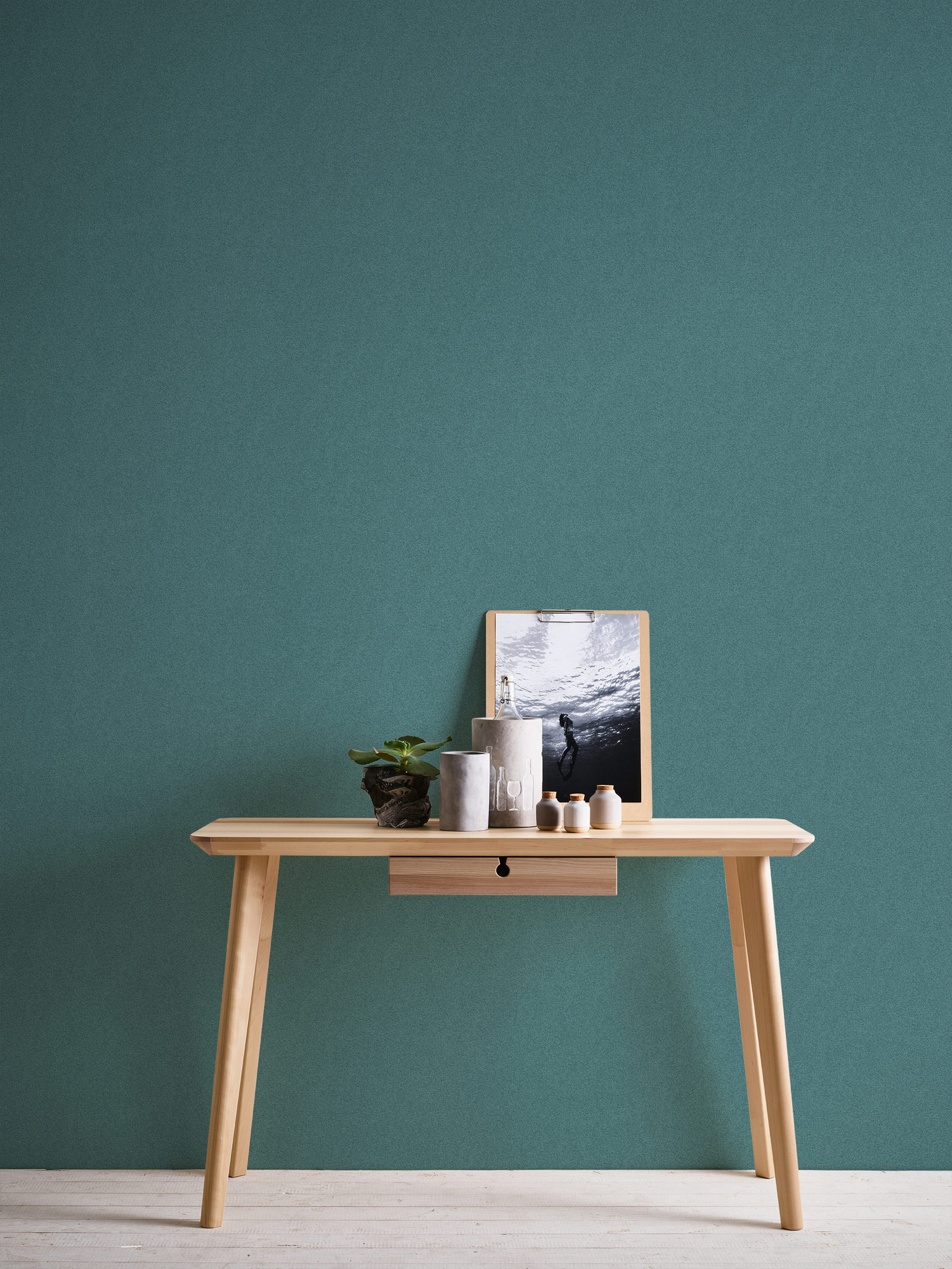 AS Vliestapete Jade 2 Grün Unitapete 375562