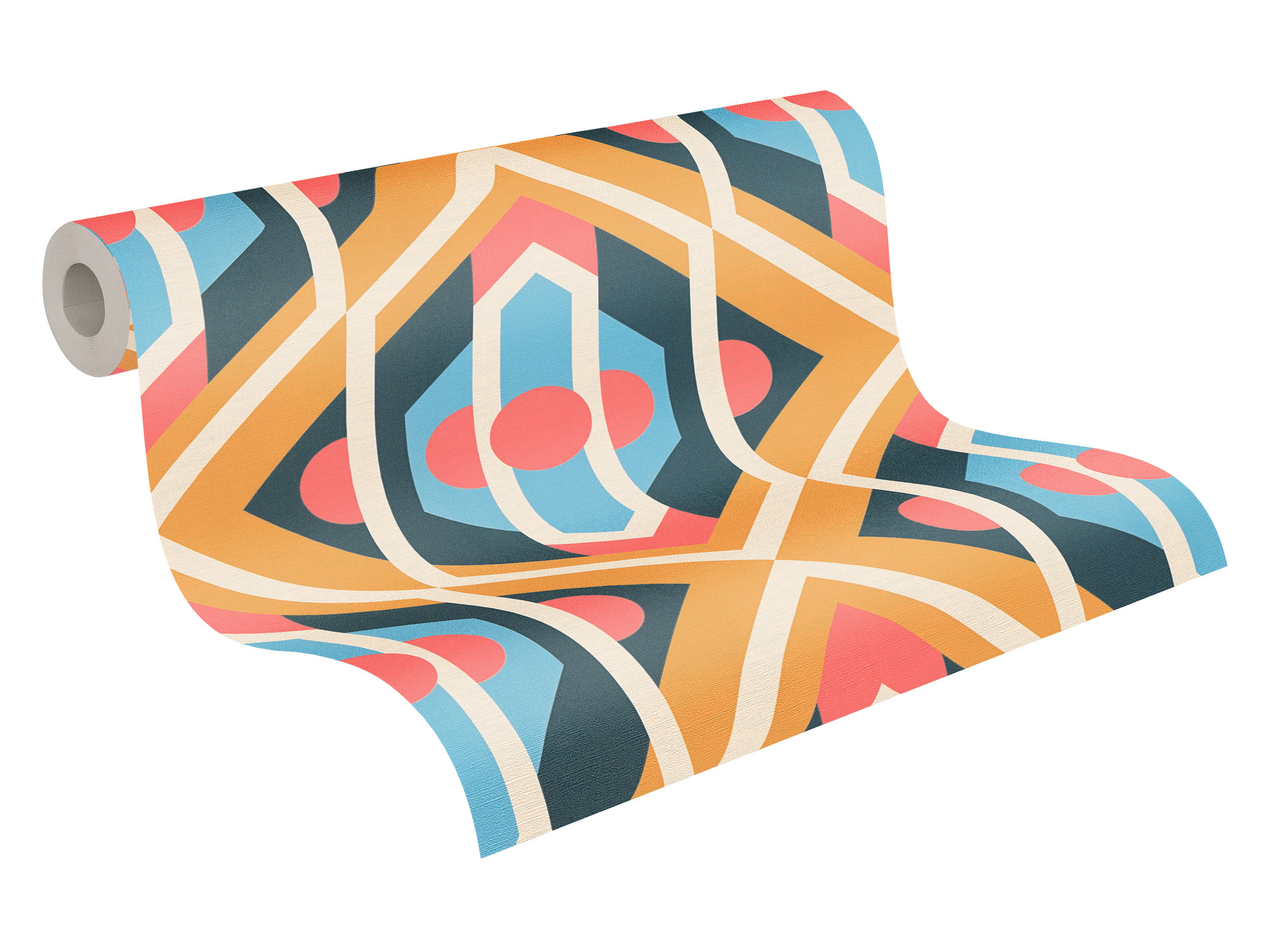 AS Creation Vliestapete Retro Chic Blau 395314