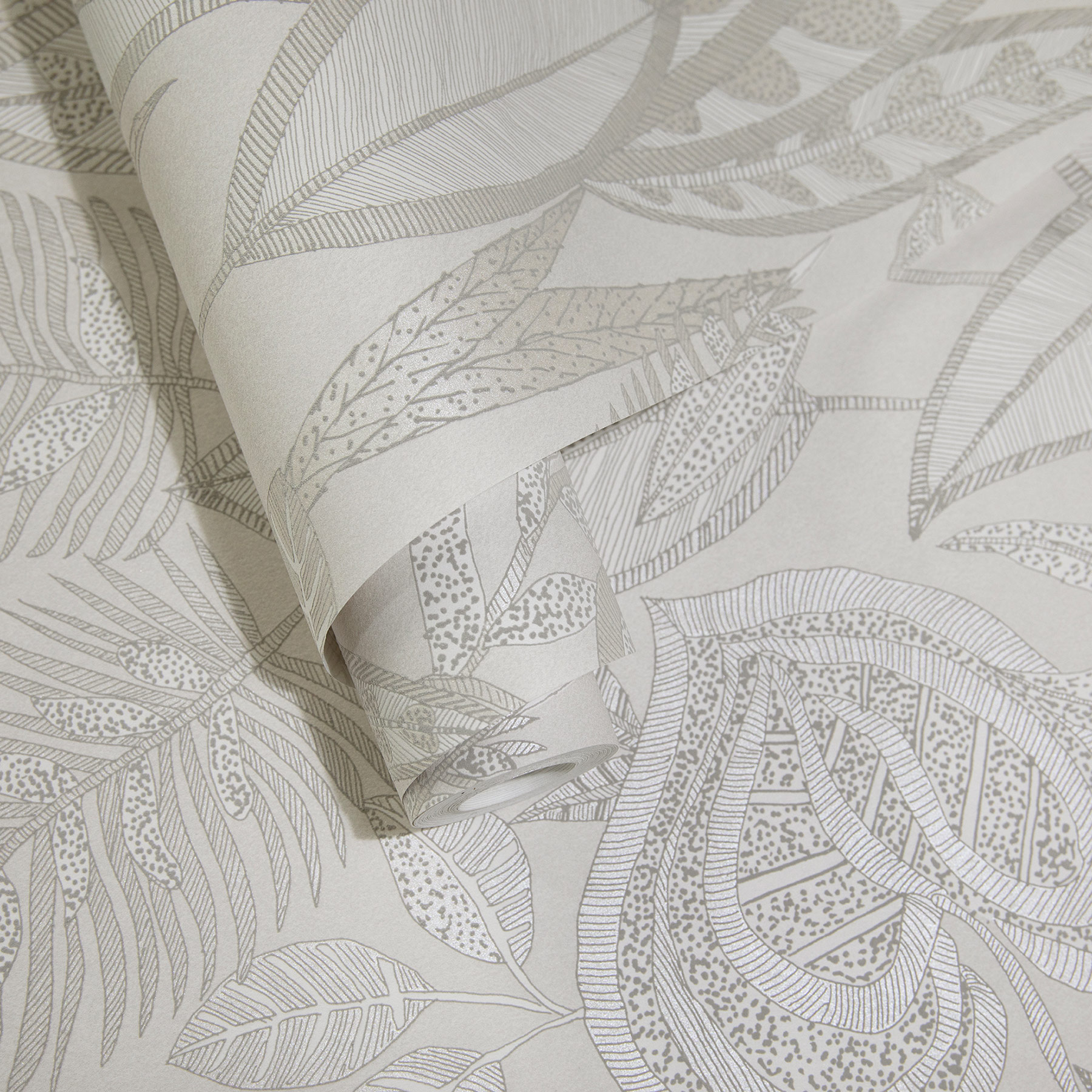 Hohenberger Vliestapete Tesoro Pianta Avorio 65576