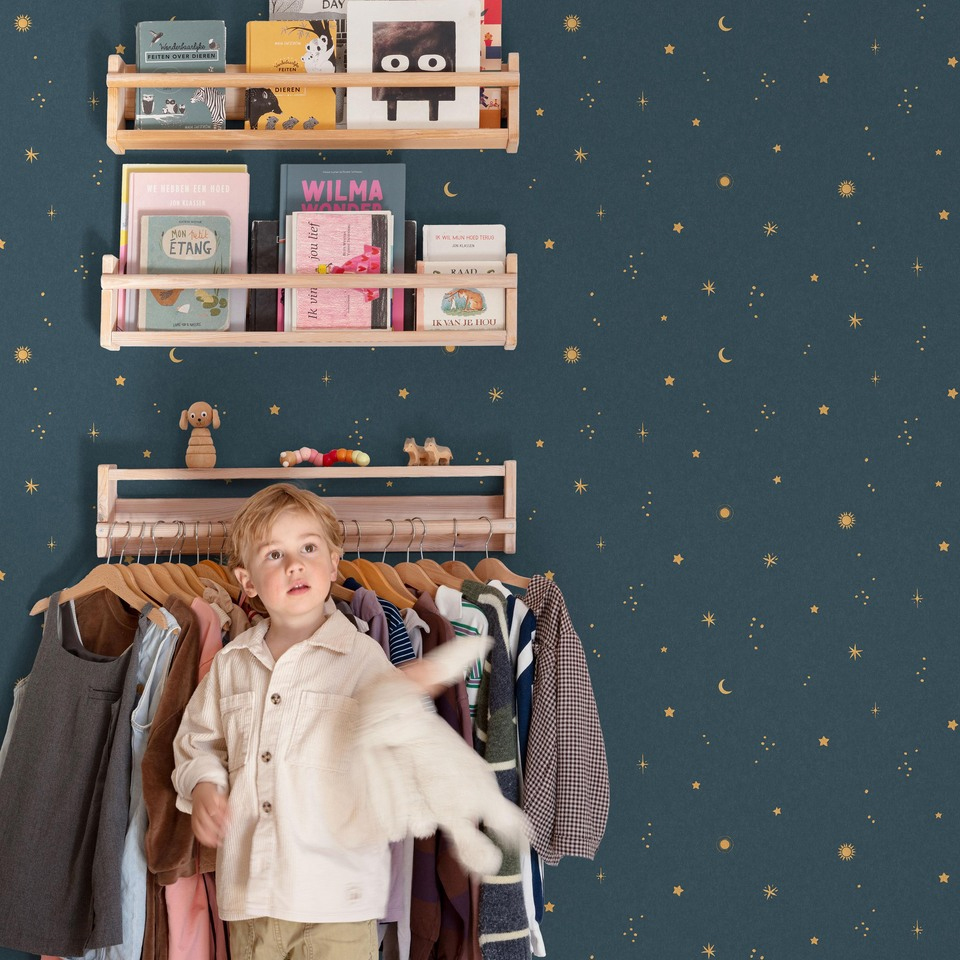 Grandeco Vliestapete Little Dreamers blau LD3615