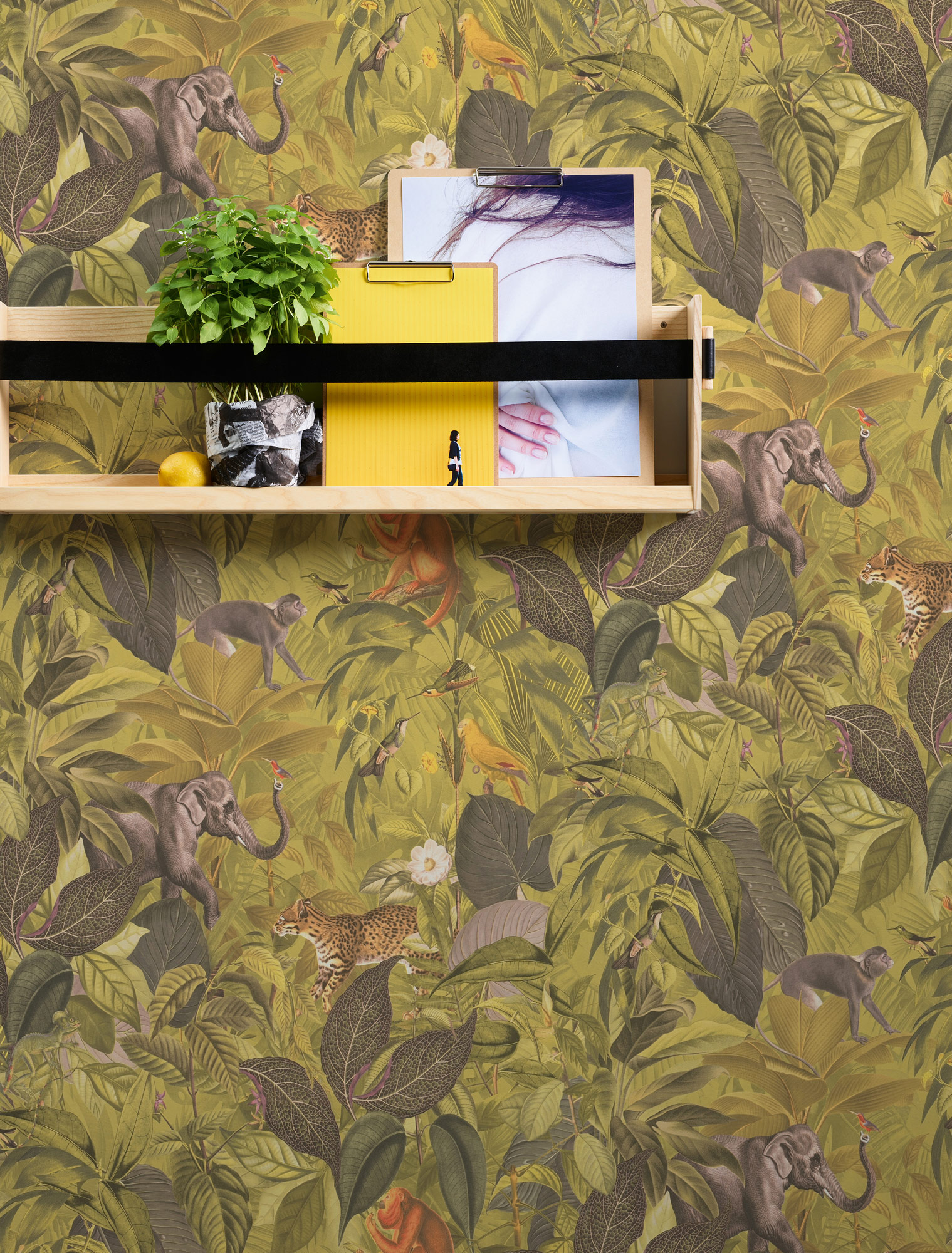 AS Vliestapete PintWalls Tiertapete Grün 387242