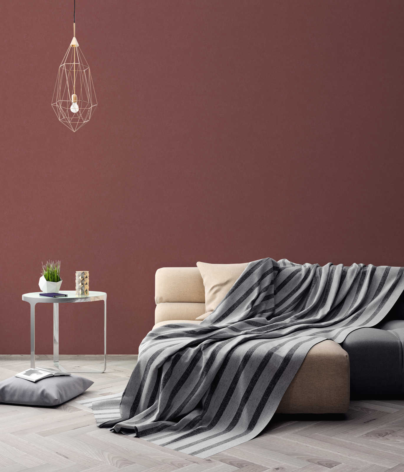 AS Creation Vliestapete Geo Effect rot 385945