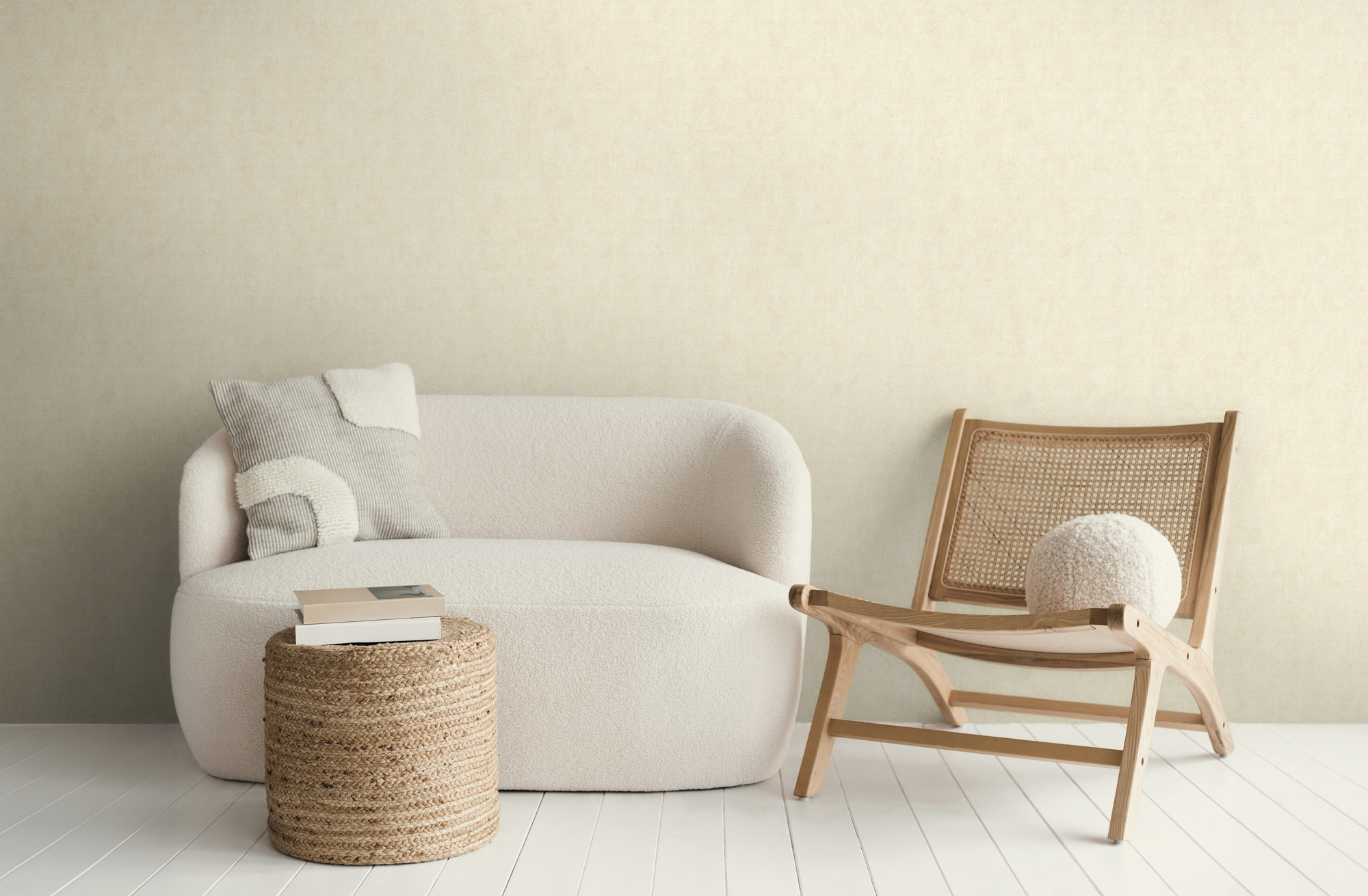 AS Vliestapete History of Art 2 Struktur Beige 790513