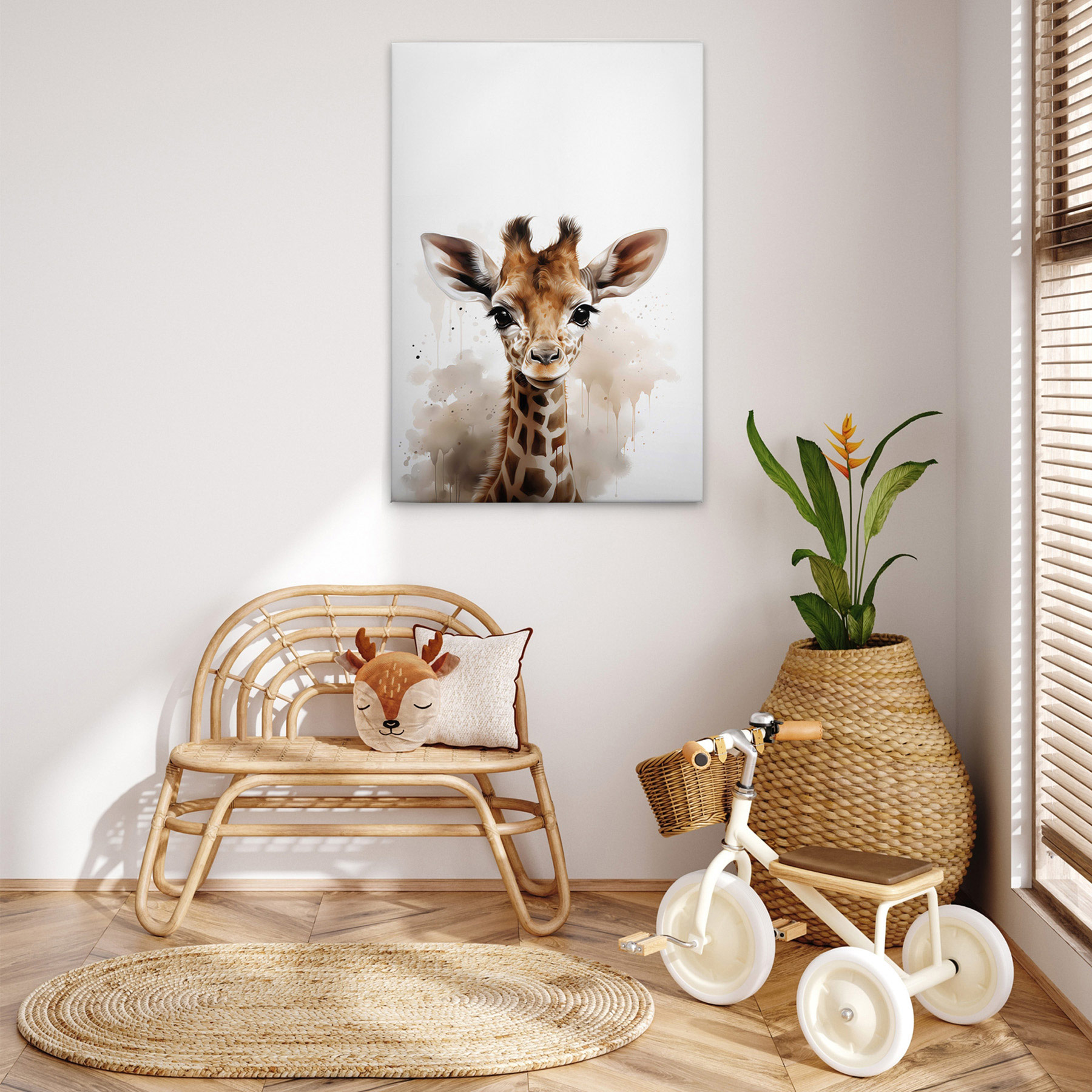 AS Leinwandbild Baby Giraffe DD132983