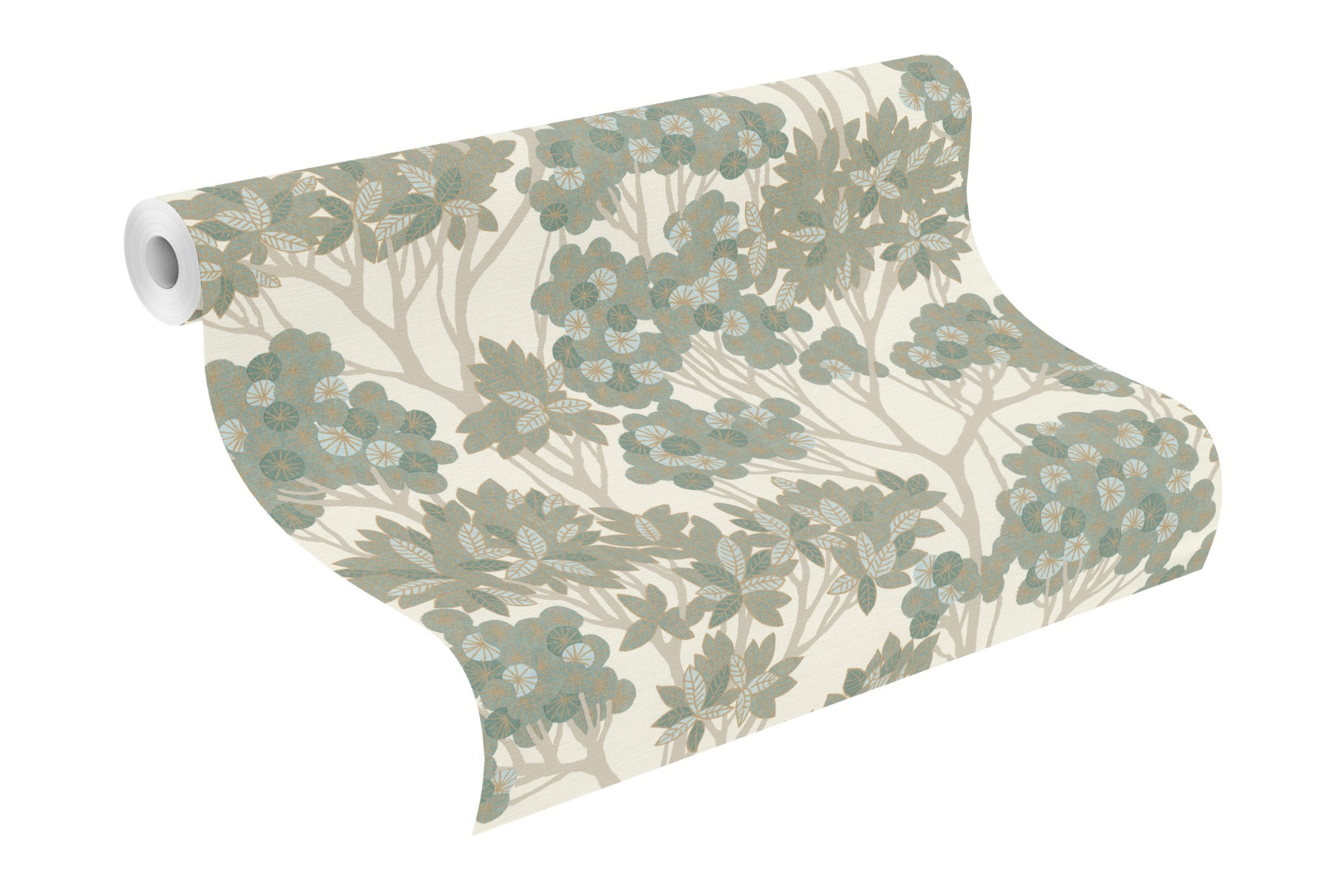 Rasch Vliestapete Allegretto Grün-Moosgrün 580006